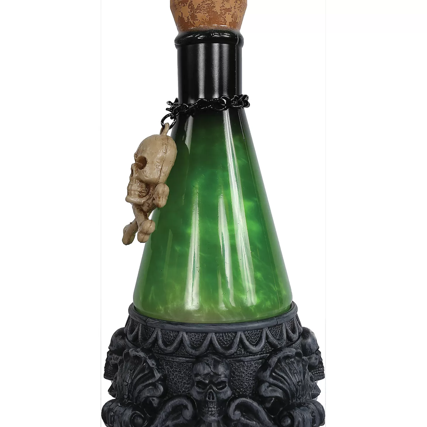 New 12" Green Potion Bottle Decoration Skulls & Skeletons