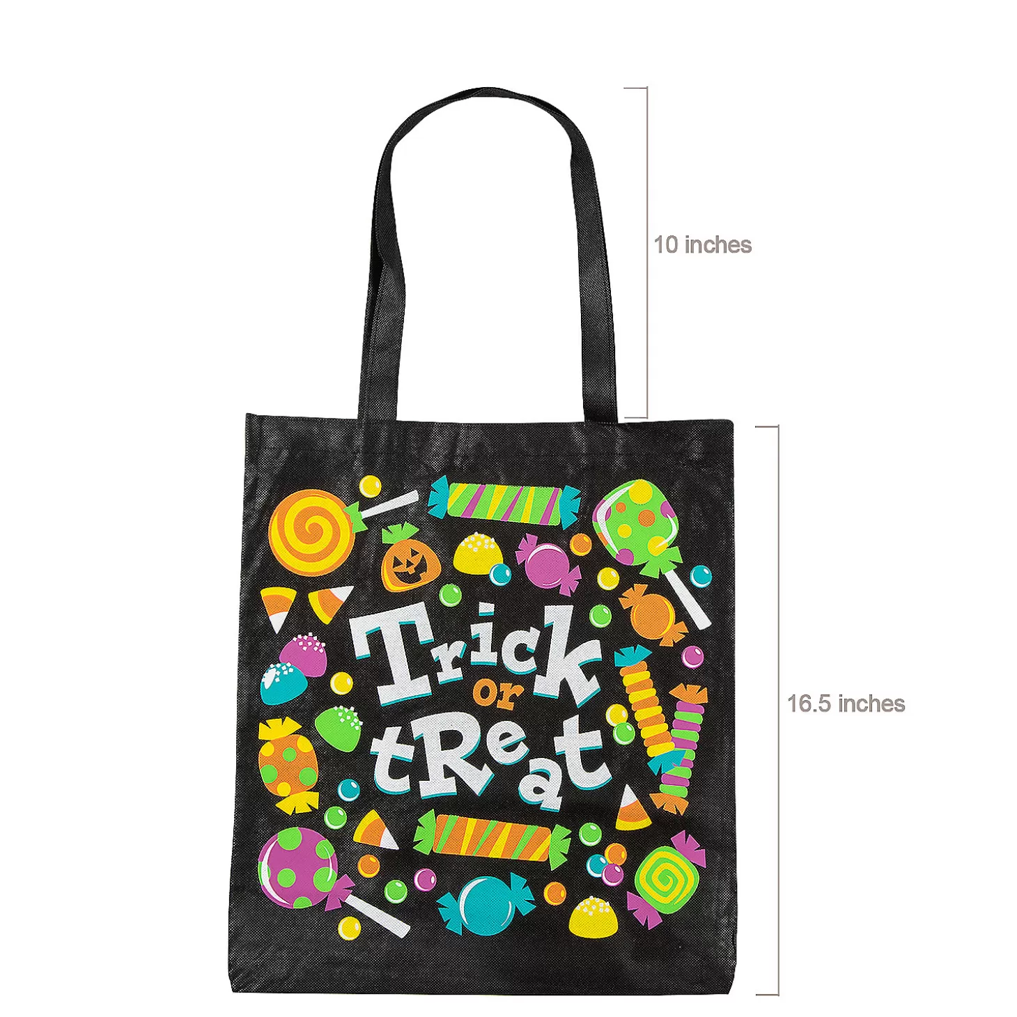 Outlet 15" X 16 1/2" Large Trick-Or-Treat Tote Bags - 12 Pc. Halloween Bags