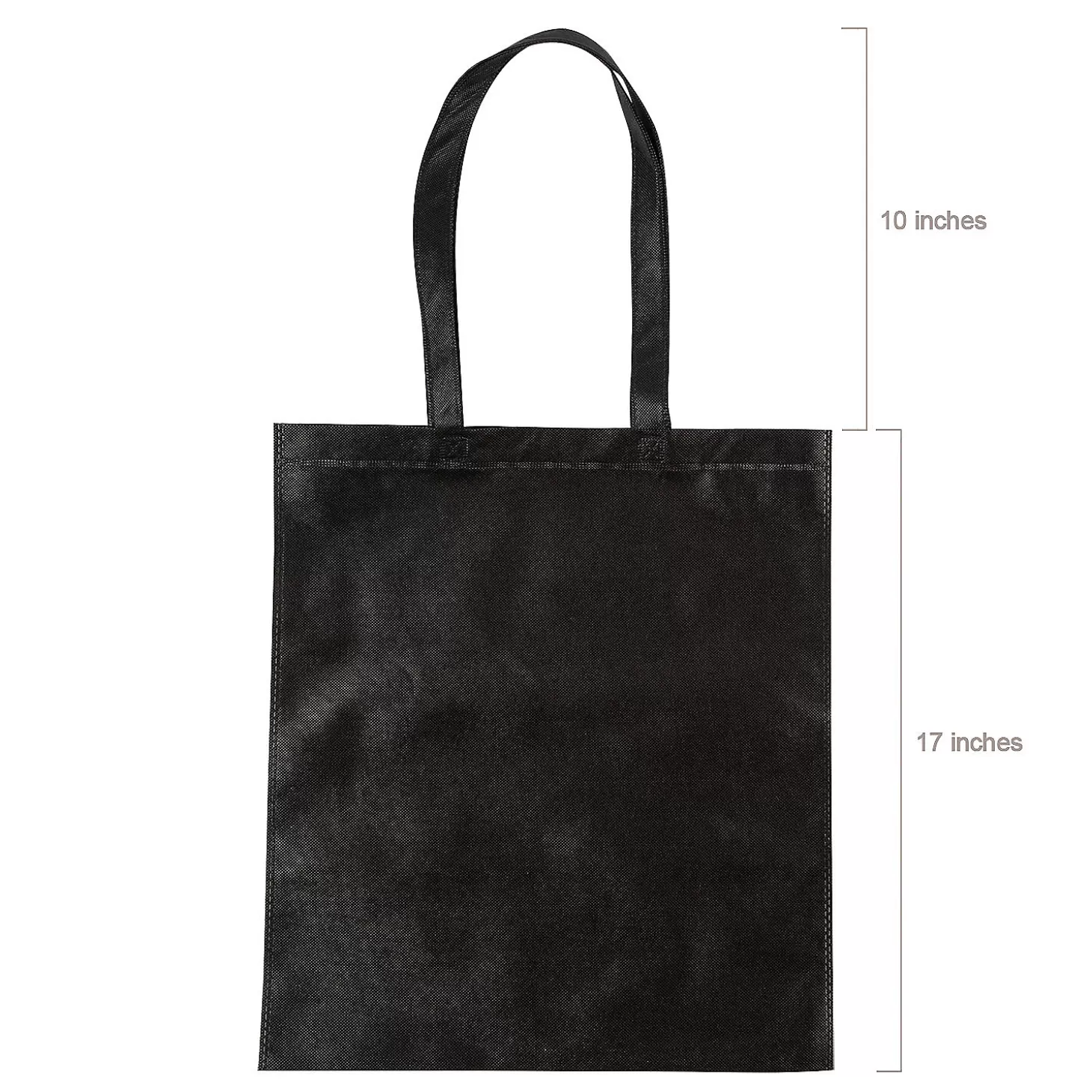 Hot 15" X 17" Large Black Tote Bags - 12 Pc. Halloween Bags