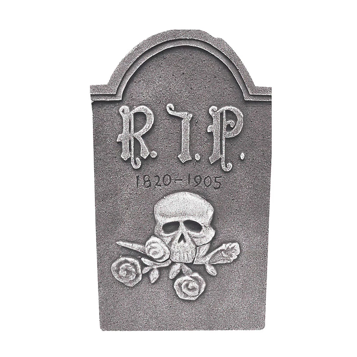 Cheap 19" Gravestone Rip Skull Rose Decoration Skulls & Skeletons