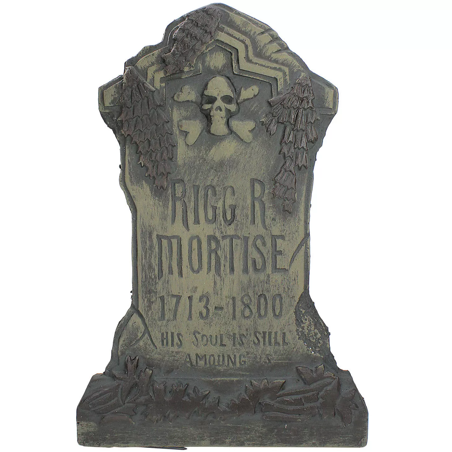 Clearance 28.5" Rigg R Mortise Halloween Tombstone Yard Decoration Skulls & Skeletons