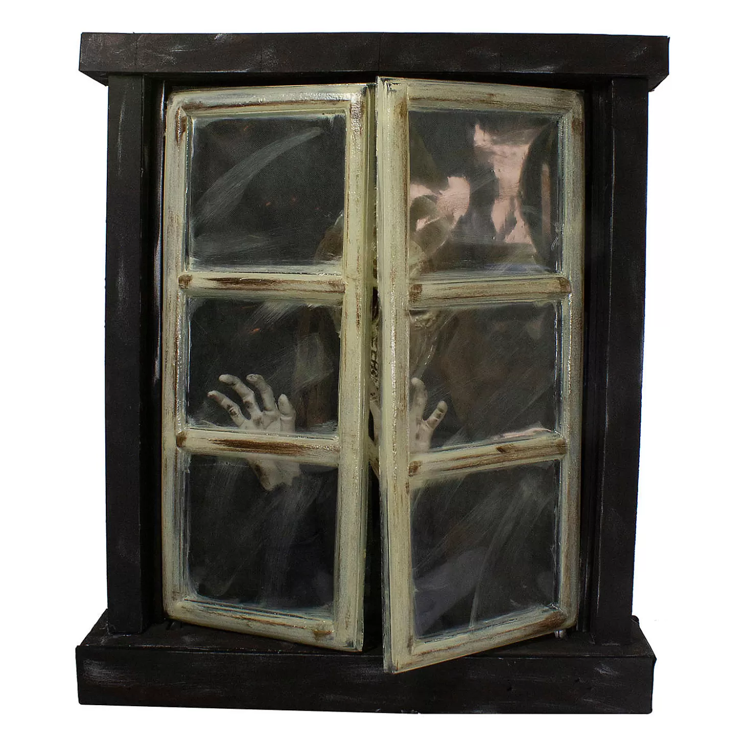 Sale 29" Lighted And Animated Opening Window Halloween Decoration Skulls & Skeletons