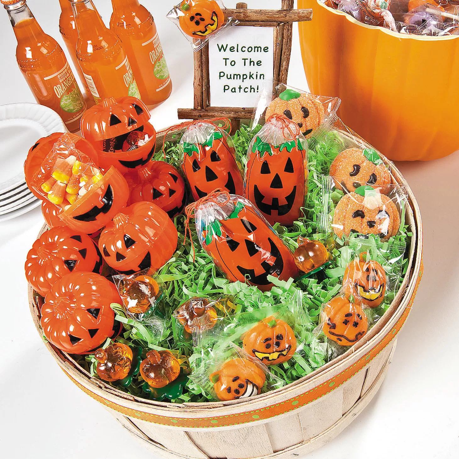 Best Sale 2 3/4" X 4" Bulk 144 Pc. Mini Jack-O'-Lantern Paper Drawstring Treat Bags Boo Bags