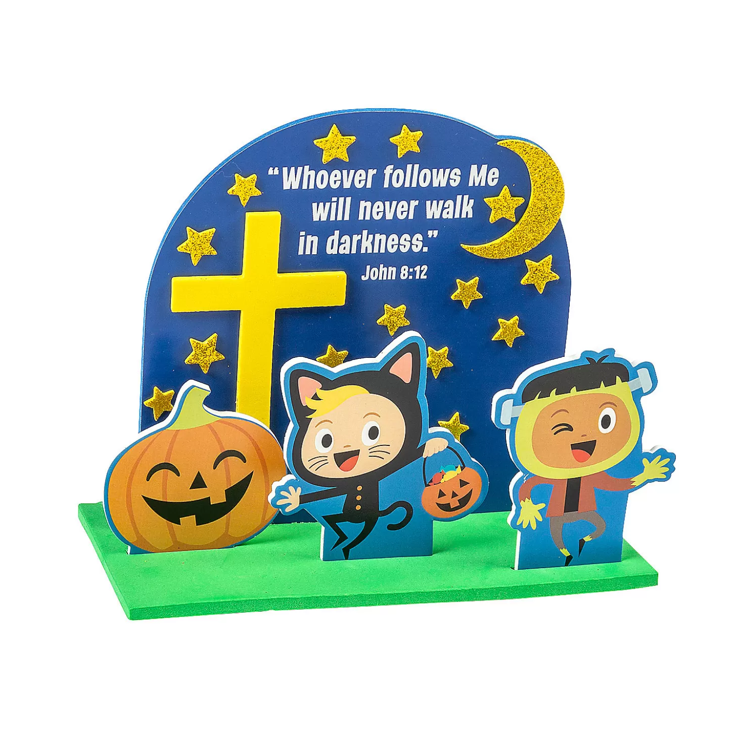 Best 3D Halloween Stand-Up Little Boolievers Craft Kit - Makes 12 Religious Halloween