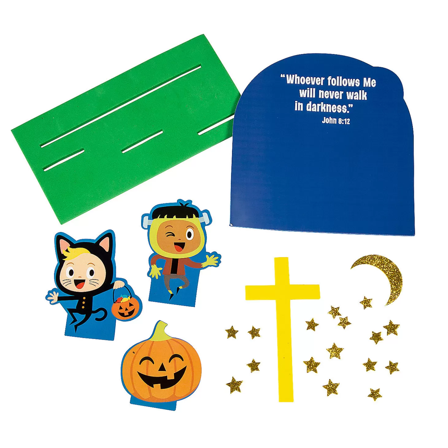 Best 3D Halloween Stand-Up Little Boolievers Craft Kit - Makes 12 Religious Halloween