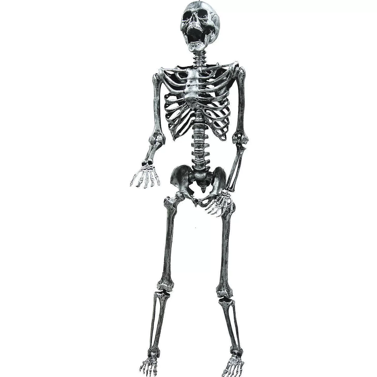 Best Sale 5' Steel Gray Skeleton Halloween Decoration Skulls & Skeletons