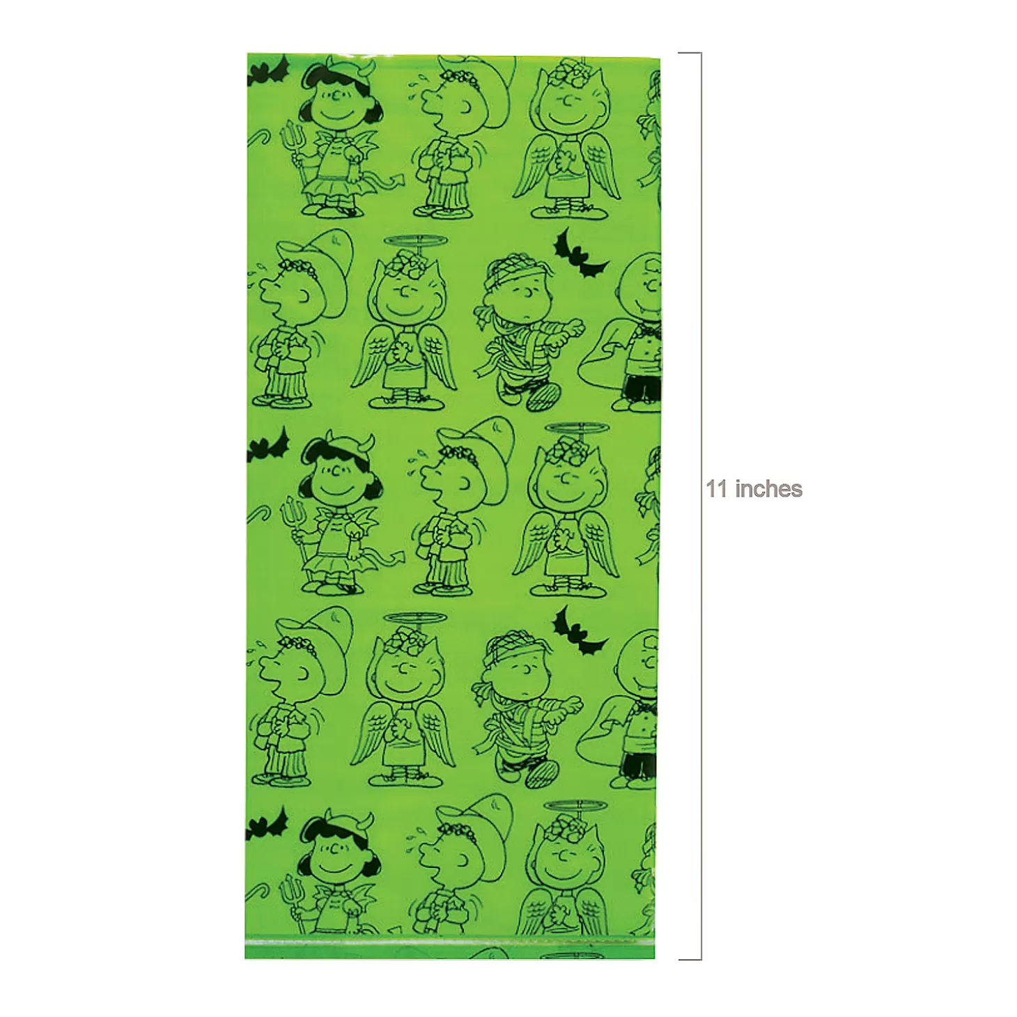 Online 5" X 2 1/2" X 11 1/2" Small Peanuts Boo Bags