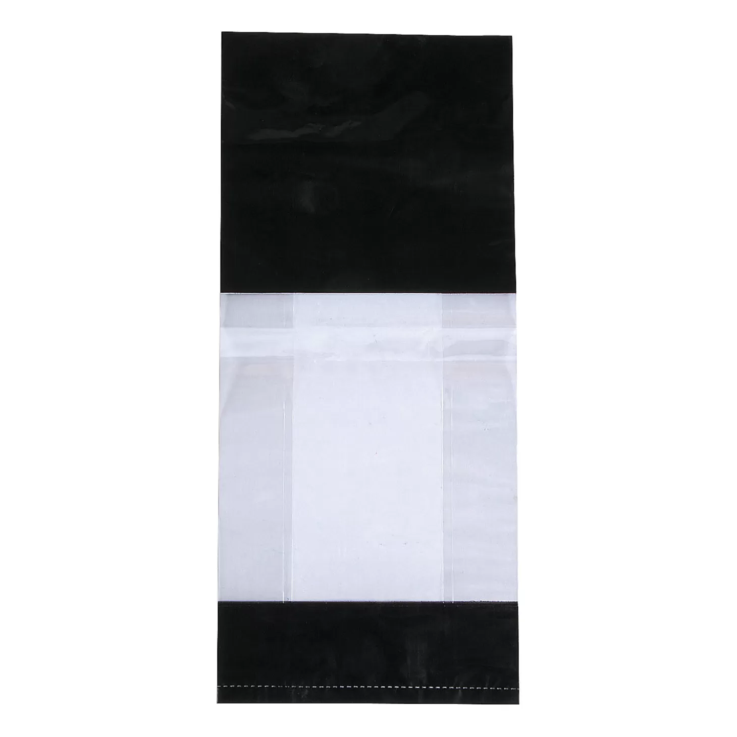 Store 5" X 2 1/2" X 11" Medium Metallic Banded Cellophane Bags - 12 Pc. Halloween Bags