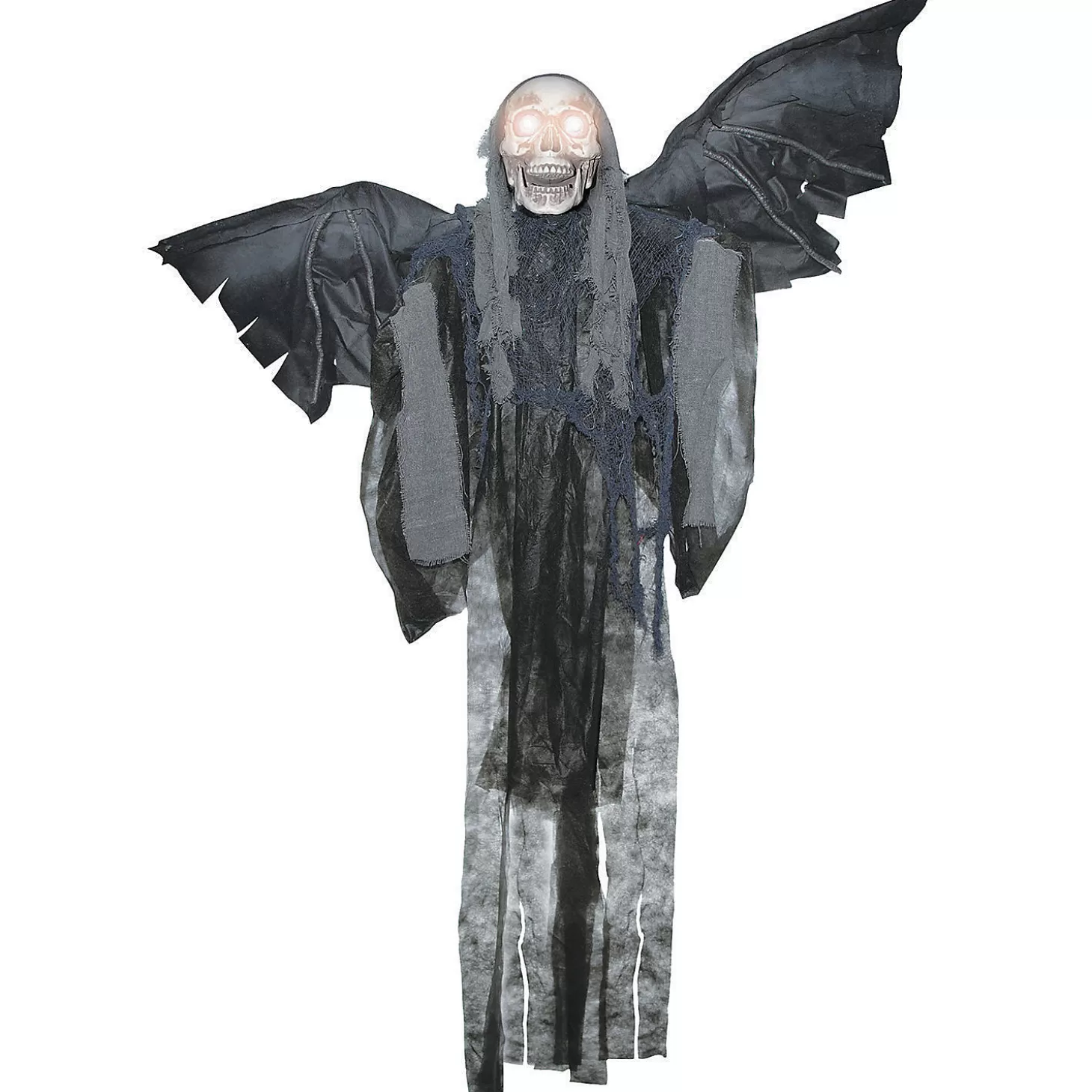 Shop 60" Hanging Talking Winged Reaper Prop Skulls & Skeletons