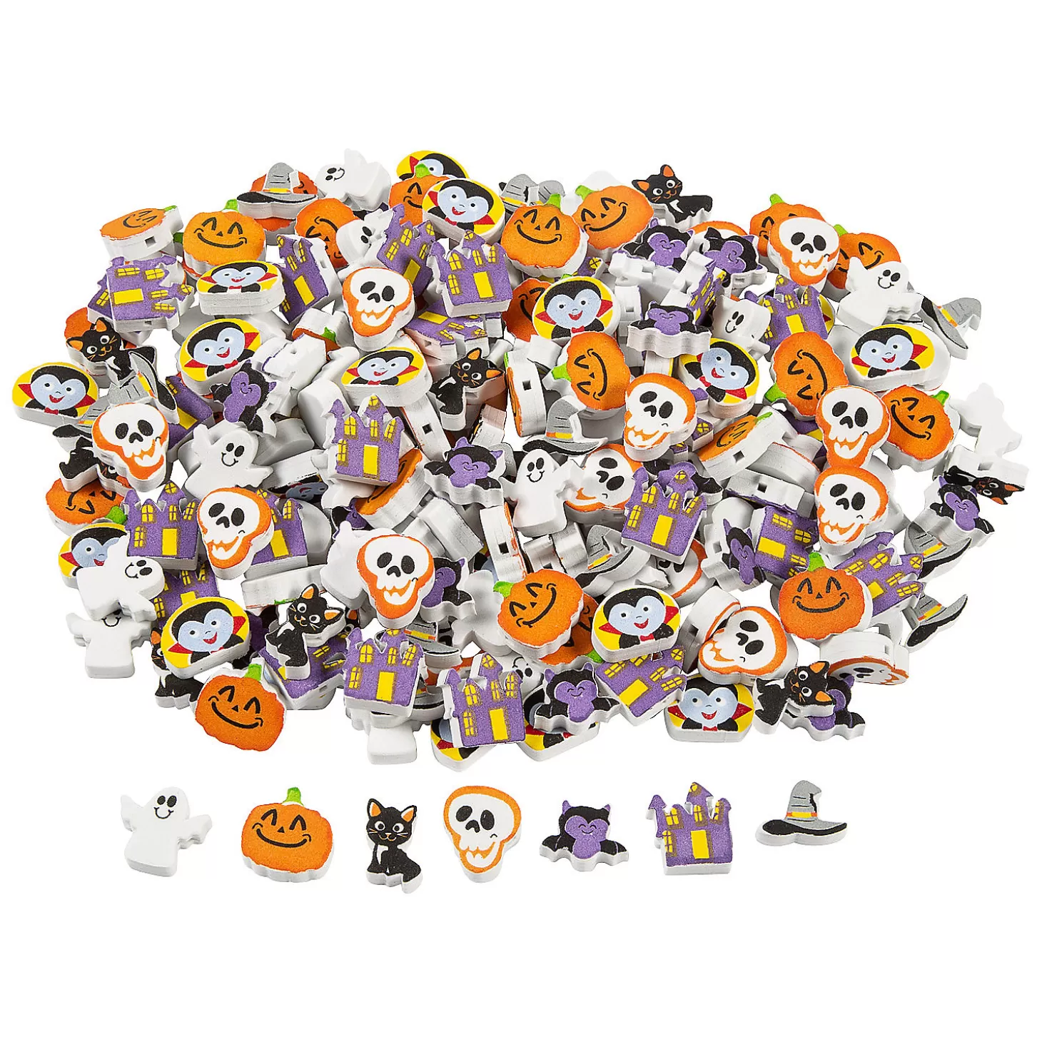 Shop 6Mm - 19Mm Bulk 500 Pc. Fabulous Foam Halloween Bead Mix Bulk Halloween Supplies