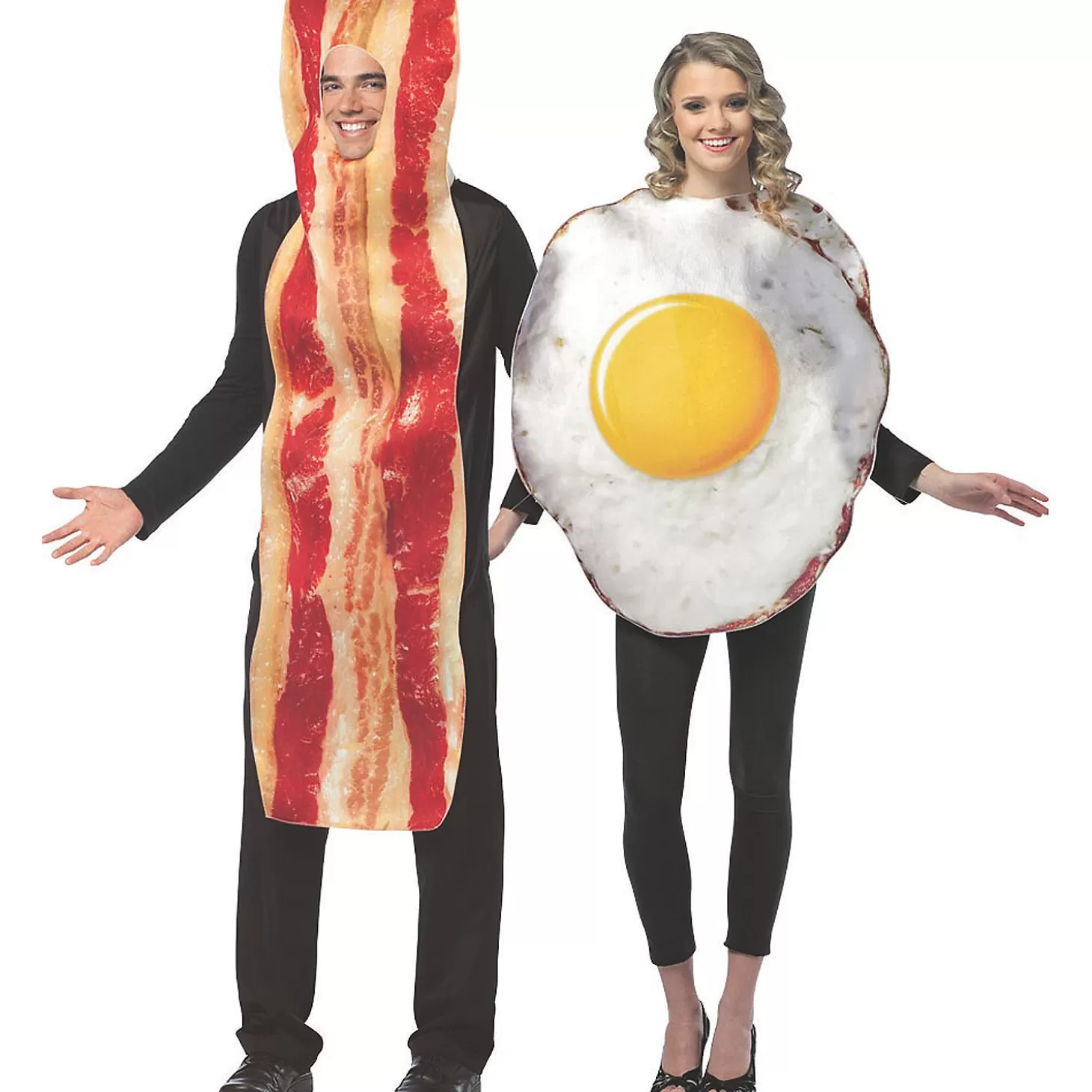 Cheap Adult Bacon And Egg Couple Costumes Couples Costumes