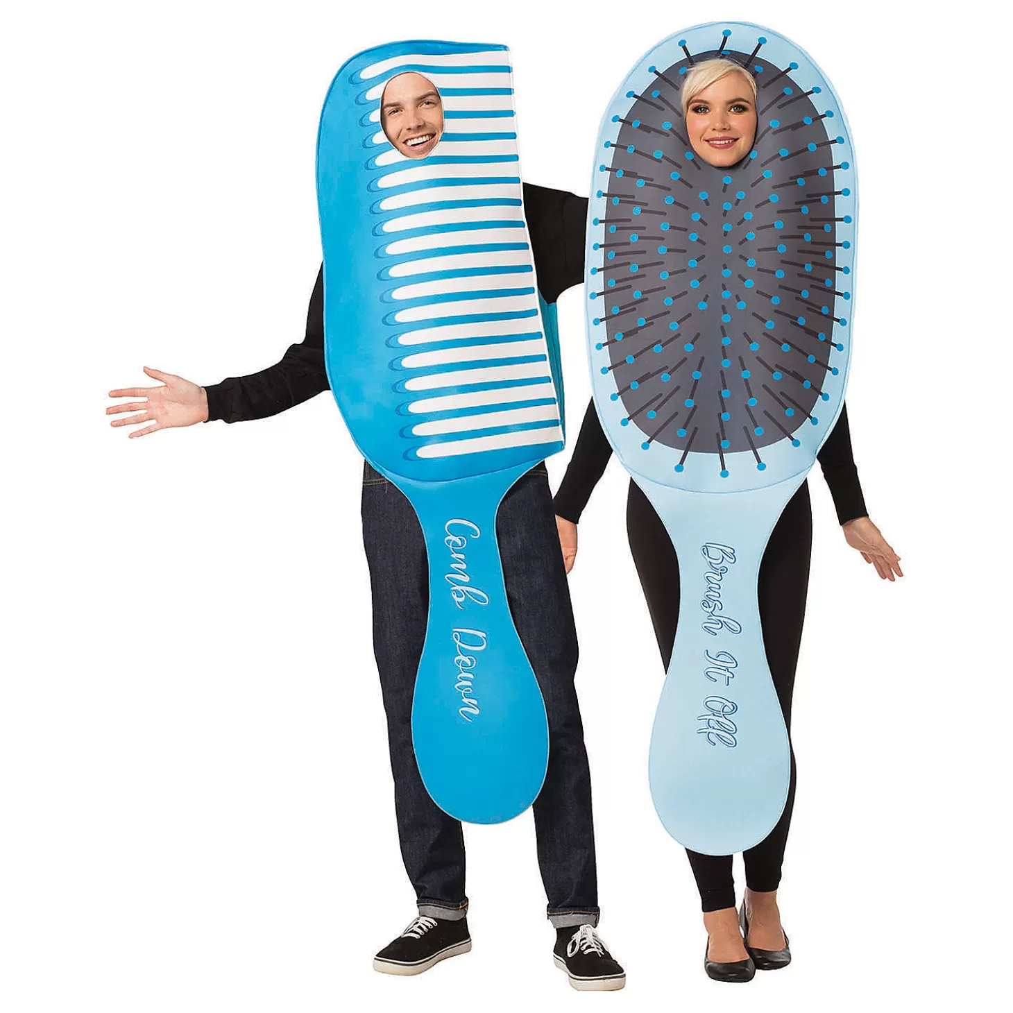 Sale Adult Comb And Brush Couple Costumes Couples Costumes