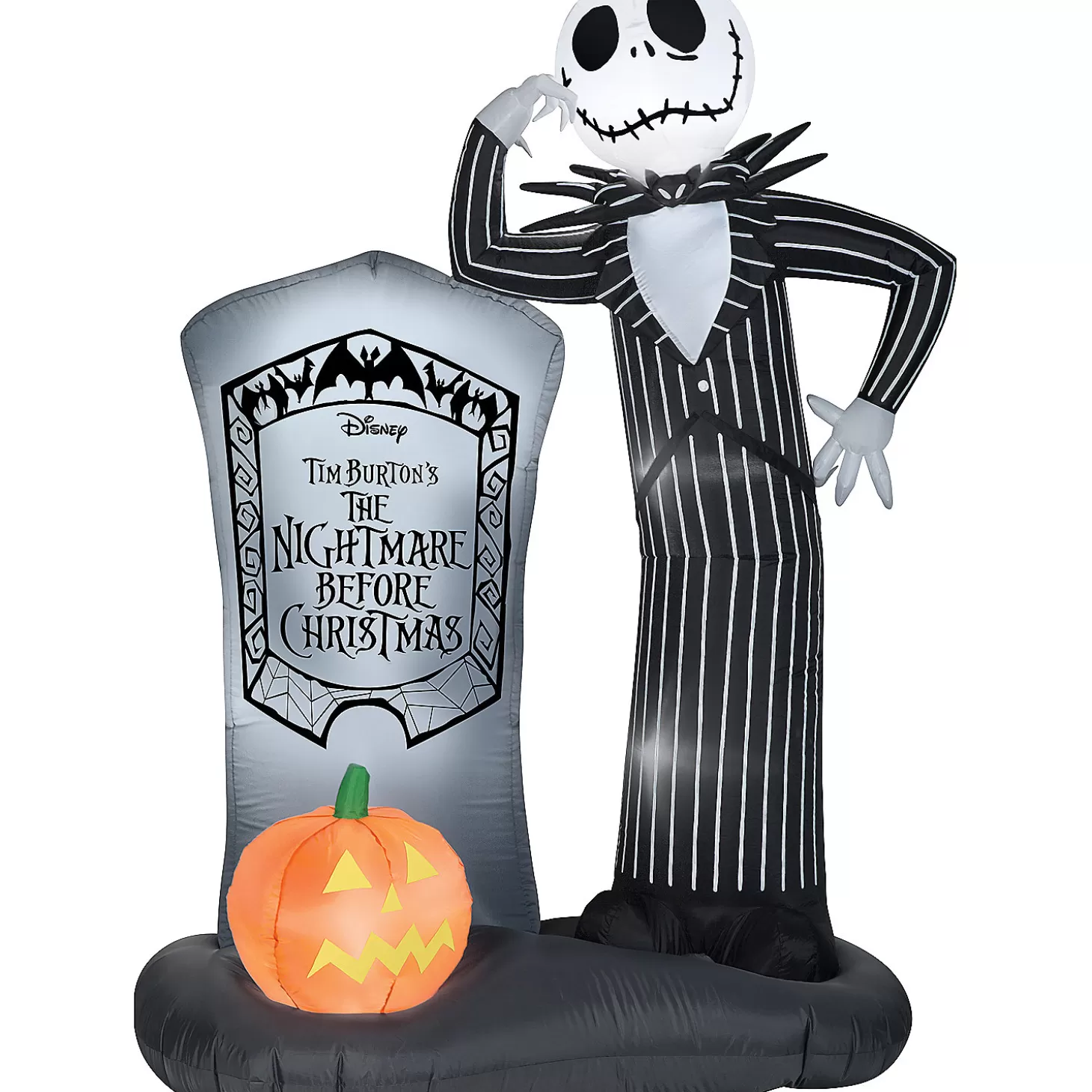 Clearance Airblown Jack Skellington Tomb Skulls & Skeletons