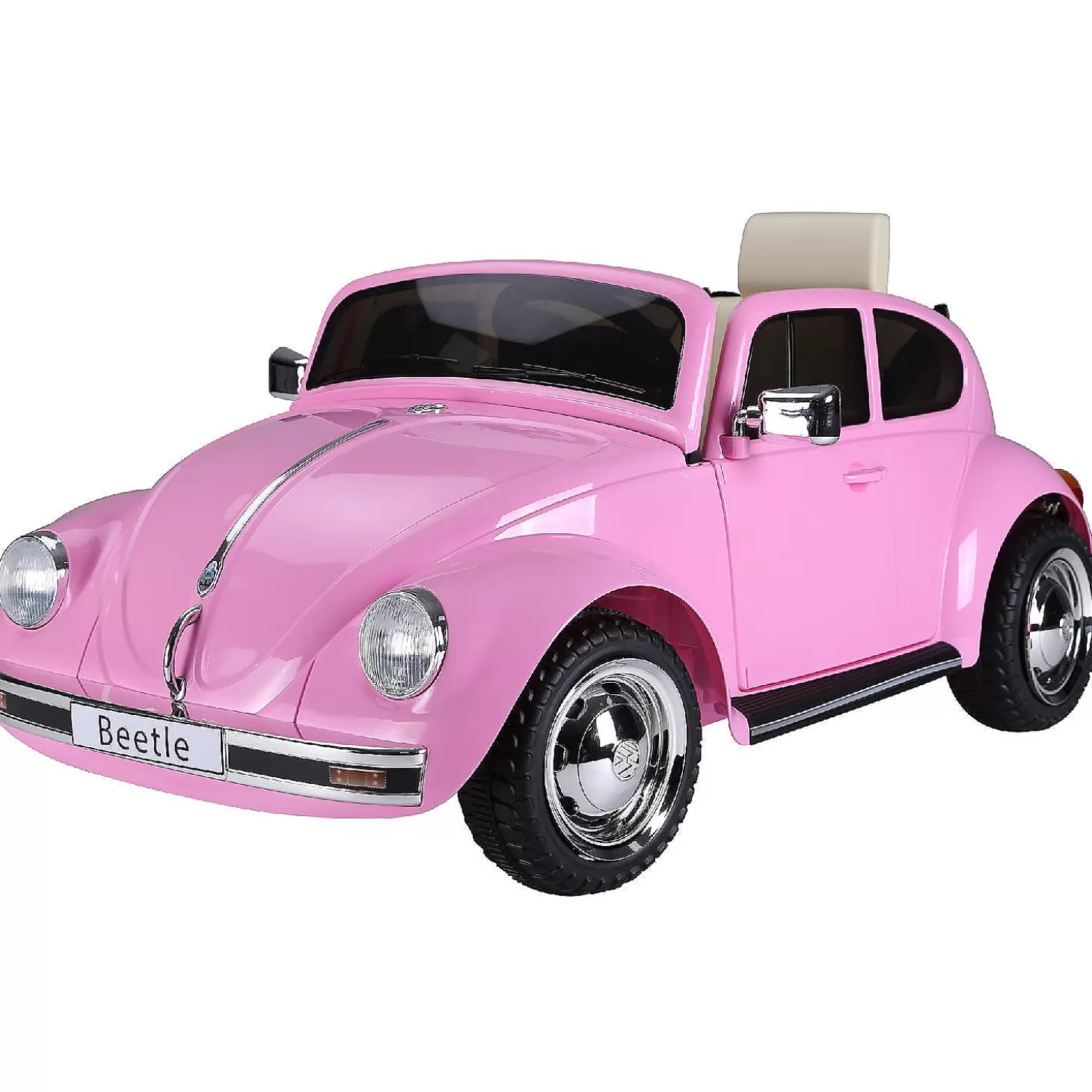 Cheap Aosom Licensed Volkswagen Beetle Electric Ride On Car 6V Battery Powered Remote Control 3-6Yrs Pink Riding Toys