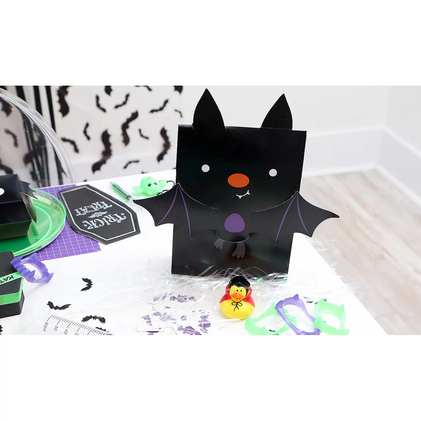 Flash Sale Bat Treat Boxes - 12 Pc. Halloween Bags