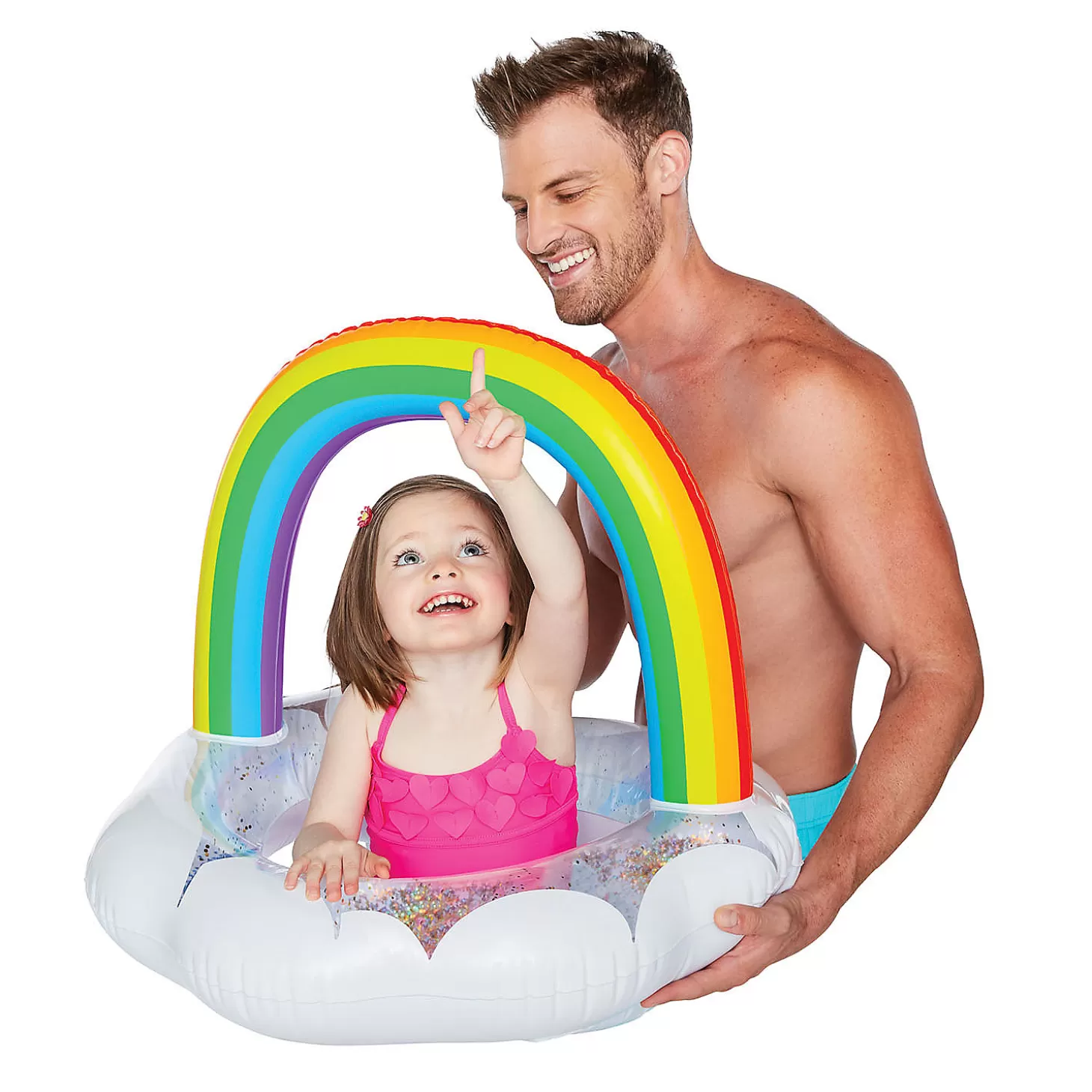 Shop Bigmouth Rainbow Over Cloud - Lil Floats Water Toys