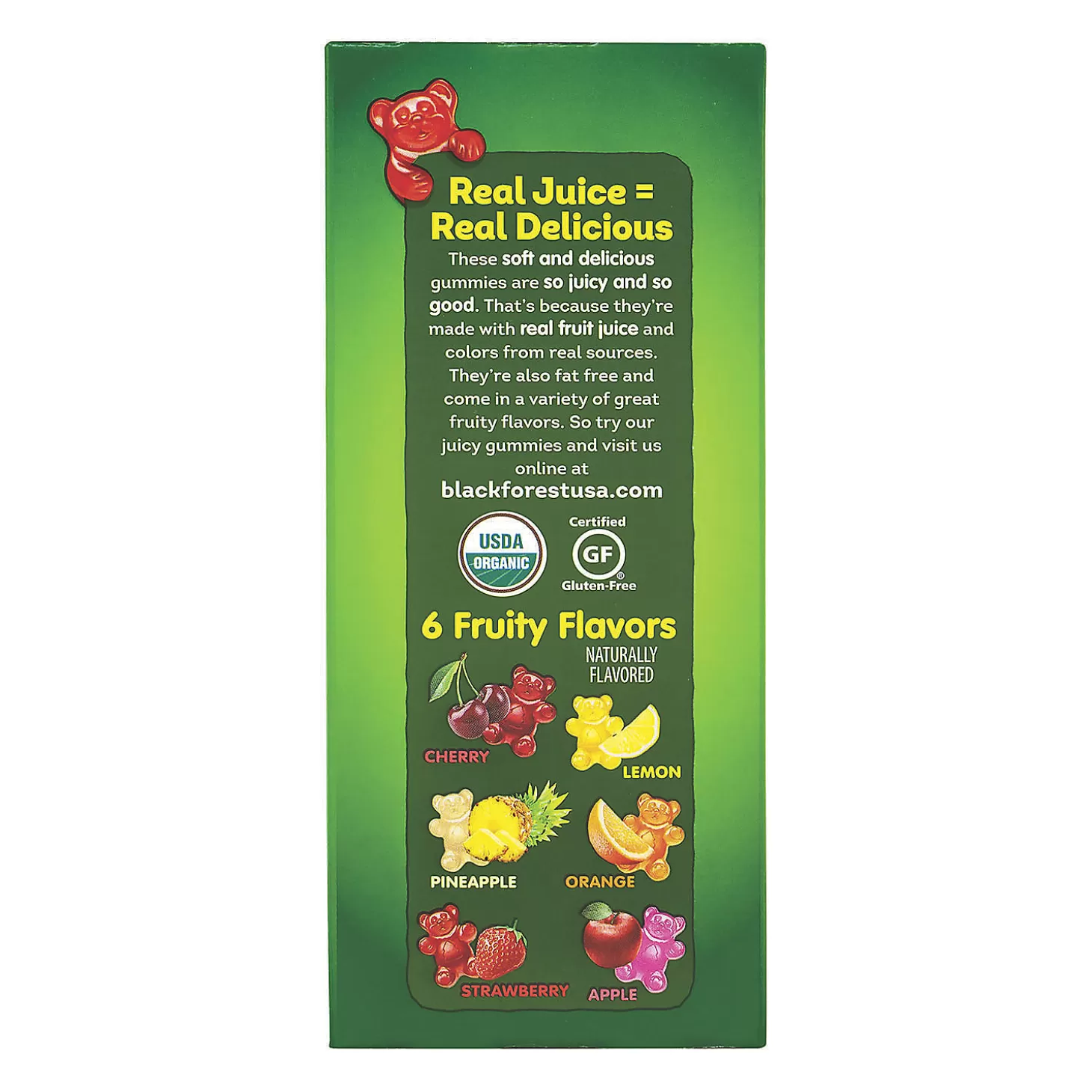 Best Sale Black Forest Organic Gummy Bears, 0.8 Oz, 65 Count Bulk Halloween Supplies