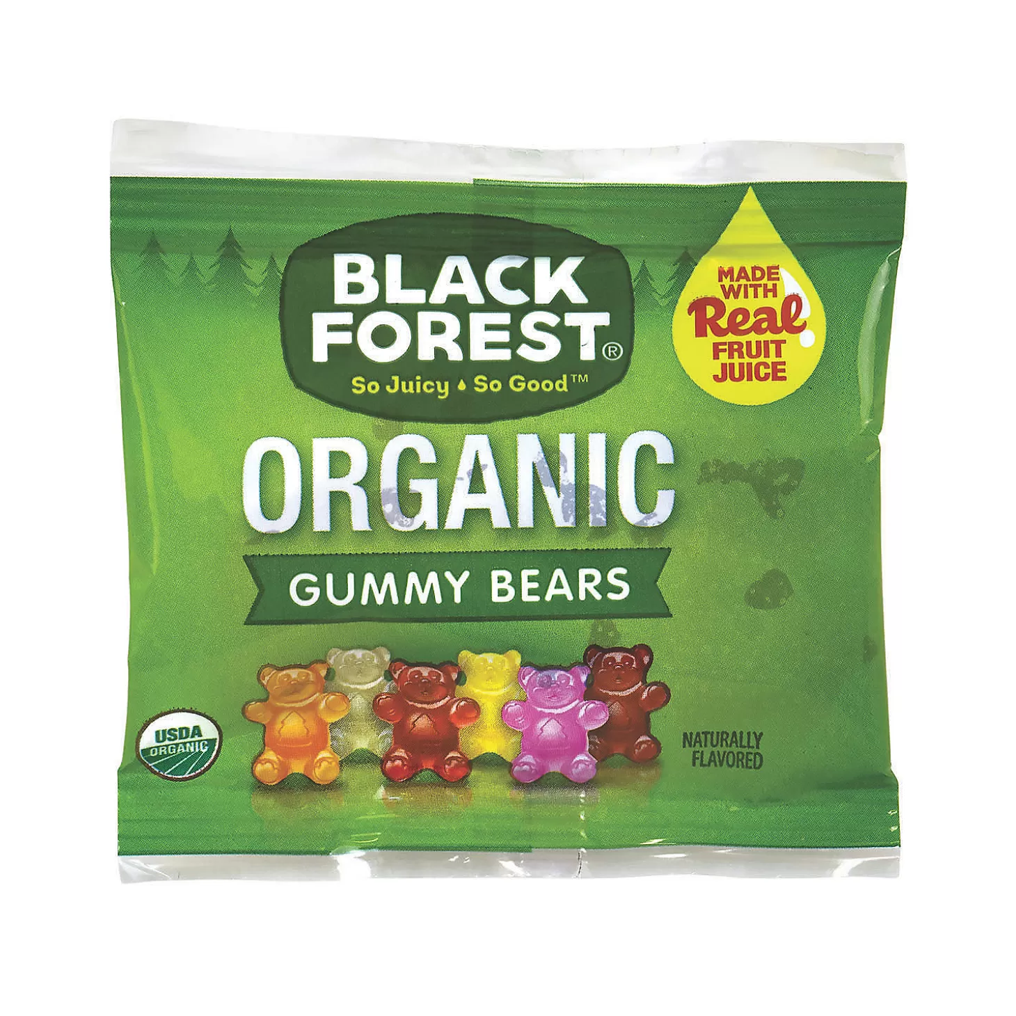 Best Sale Black Forest Organic Gummy Bears, 0.8 Oz, 65 Count Bulk Halloween Supplies
