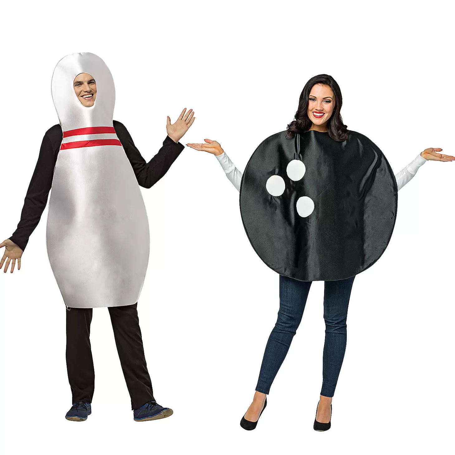 Clearance Bowling Ball & Pin Couples Costume Couples Costumes