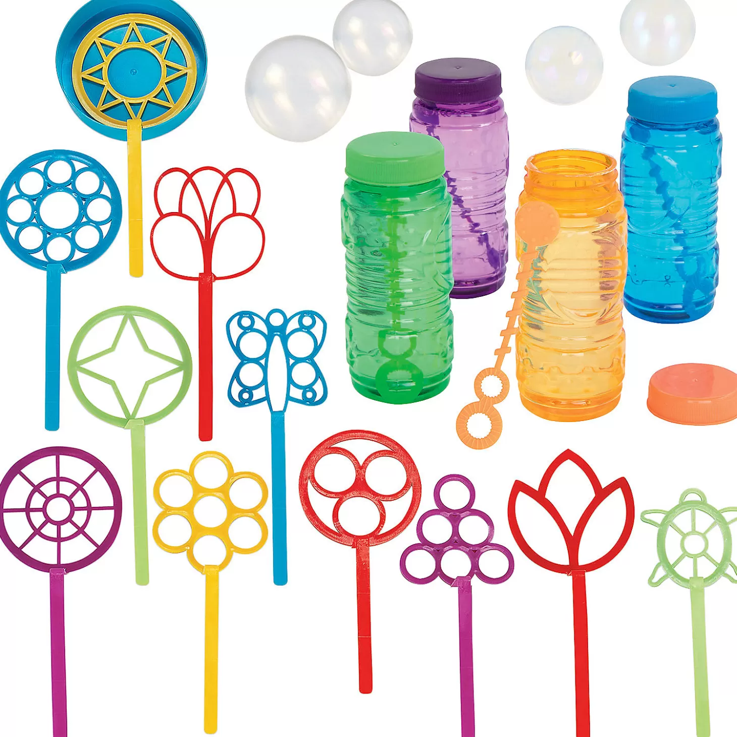 Outlet Bubble Wand & Bubble Bottle Kit - 24 Pc. Bubbles