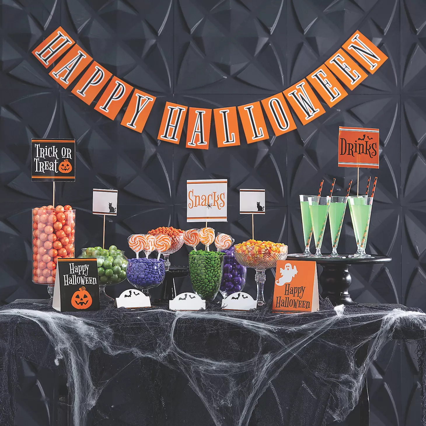 Best Buffet Table Halloween Decorating Kit Halloween Fun Kits