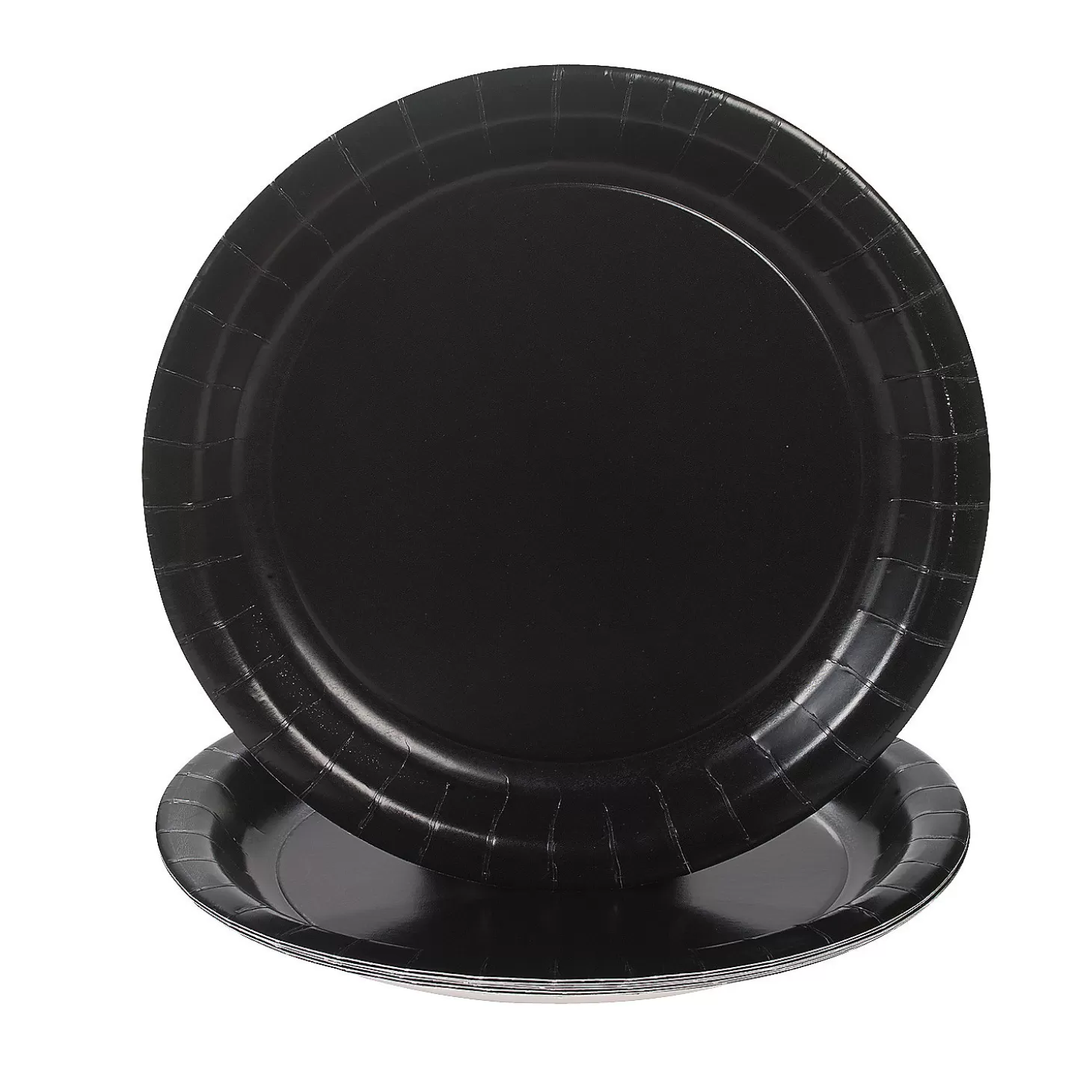 New Bulk75 Ct. Black Velvet Paper Dinner Plates Bulk Halloween Supplies