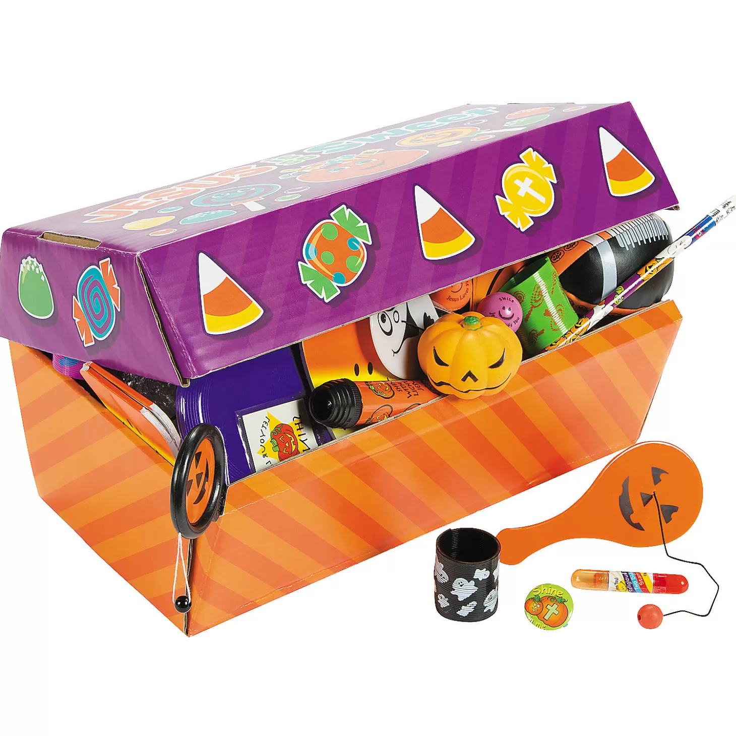Store Bulk 100 Pc. Trunk-Or-Treat Religious Halloween Assortment Religious Halloween