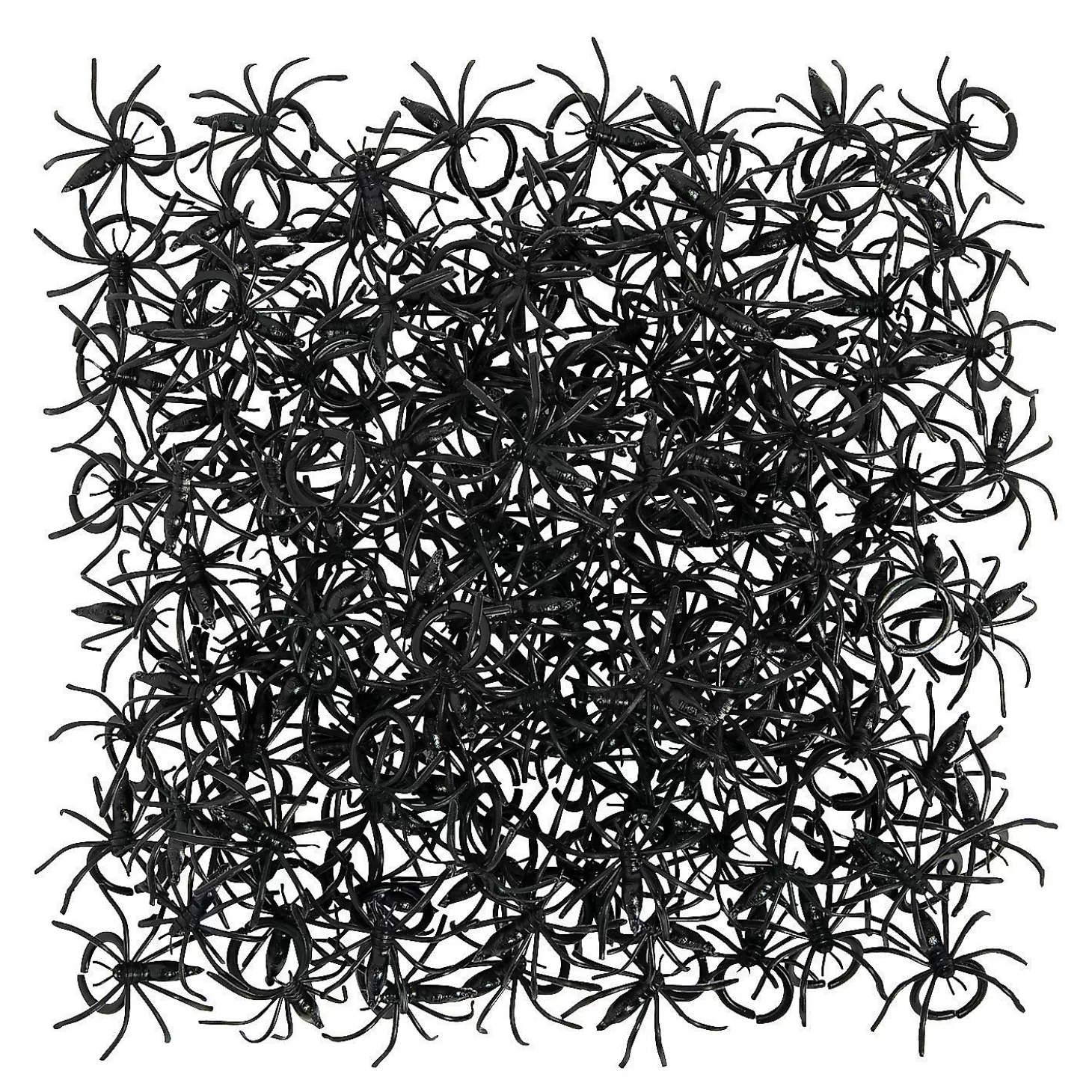 New Bulk 144 Pc. Black Spider Rings Halloween Apparel & Accessories