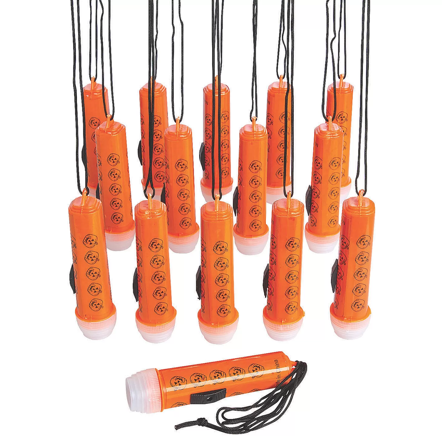 Store Bulk 144 Pc. Mini Halloween Flashlights On A Rope Bulk Halloween Supplies