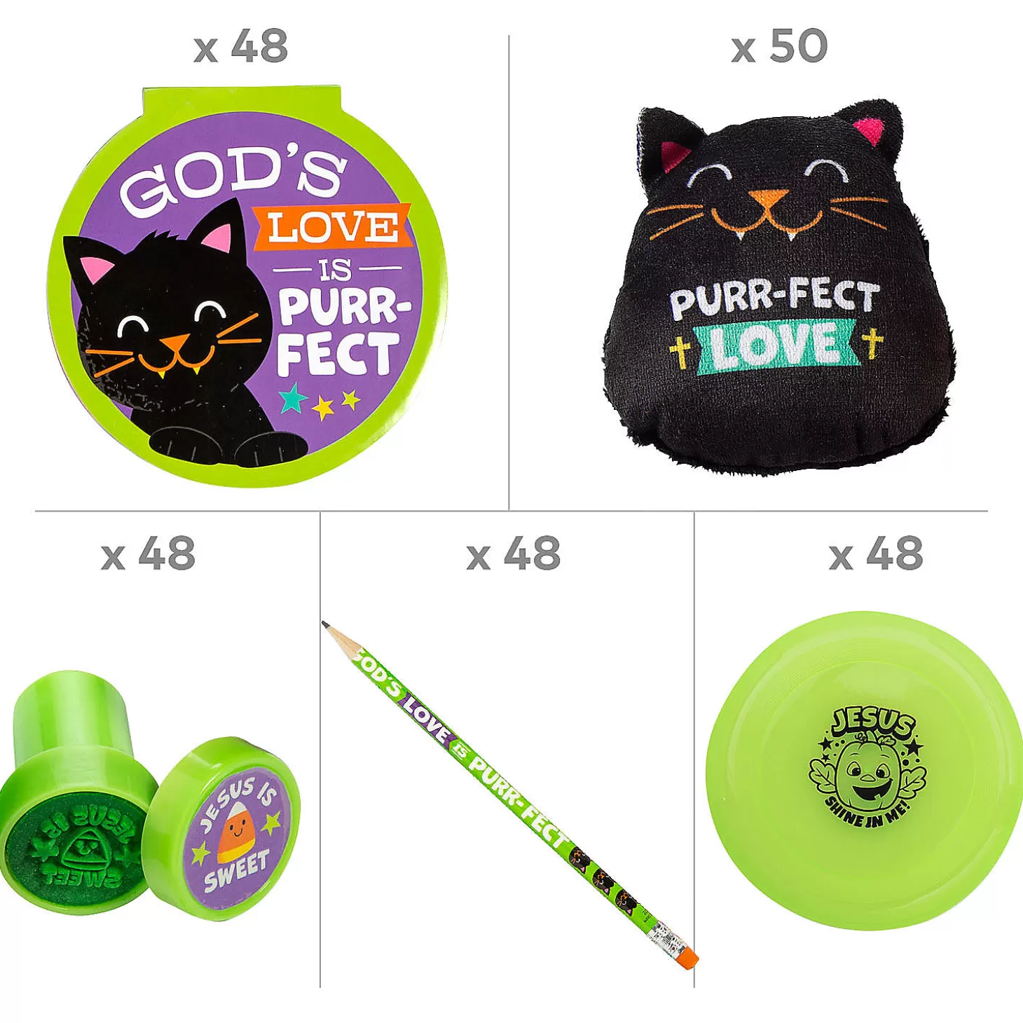 Cheap Bulk 242 Pc. Religious Halloween Toy Assortment Kit Bulk Halloween Supplies