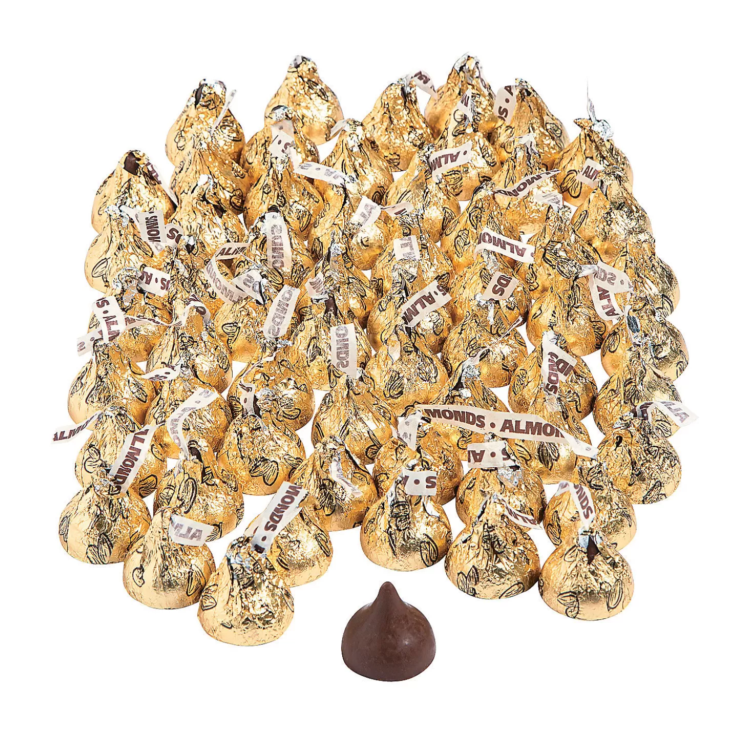 Cheap Bulk 400 Pc. Gold Almond Hershey's Bulk Halloween Supplies