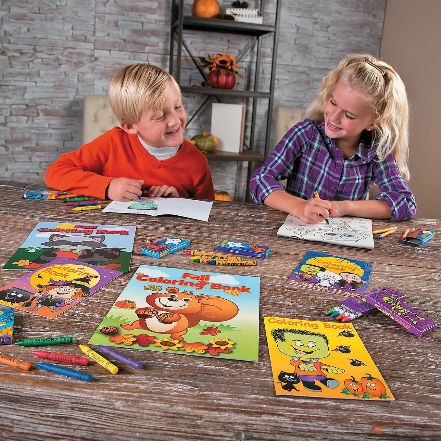 Discount Bulk 48 Boxes Halloween Crayons - 4 Colors Per Box Boo Bags