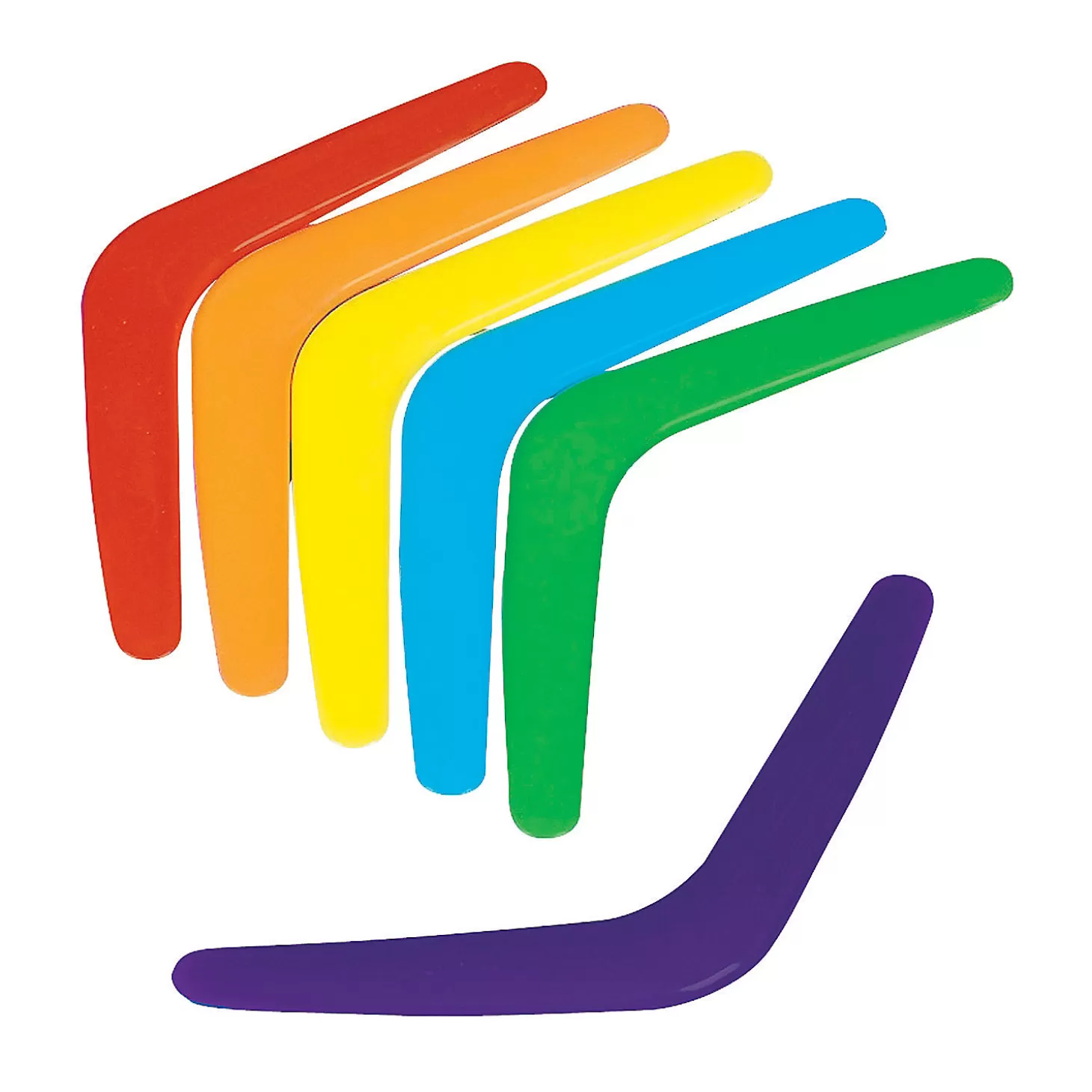 Store Bulk 48 Pc. Colorful Boomerangs Flying Toys