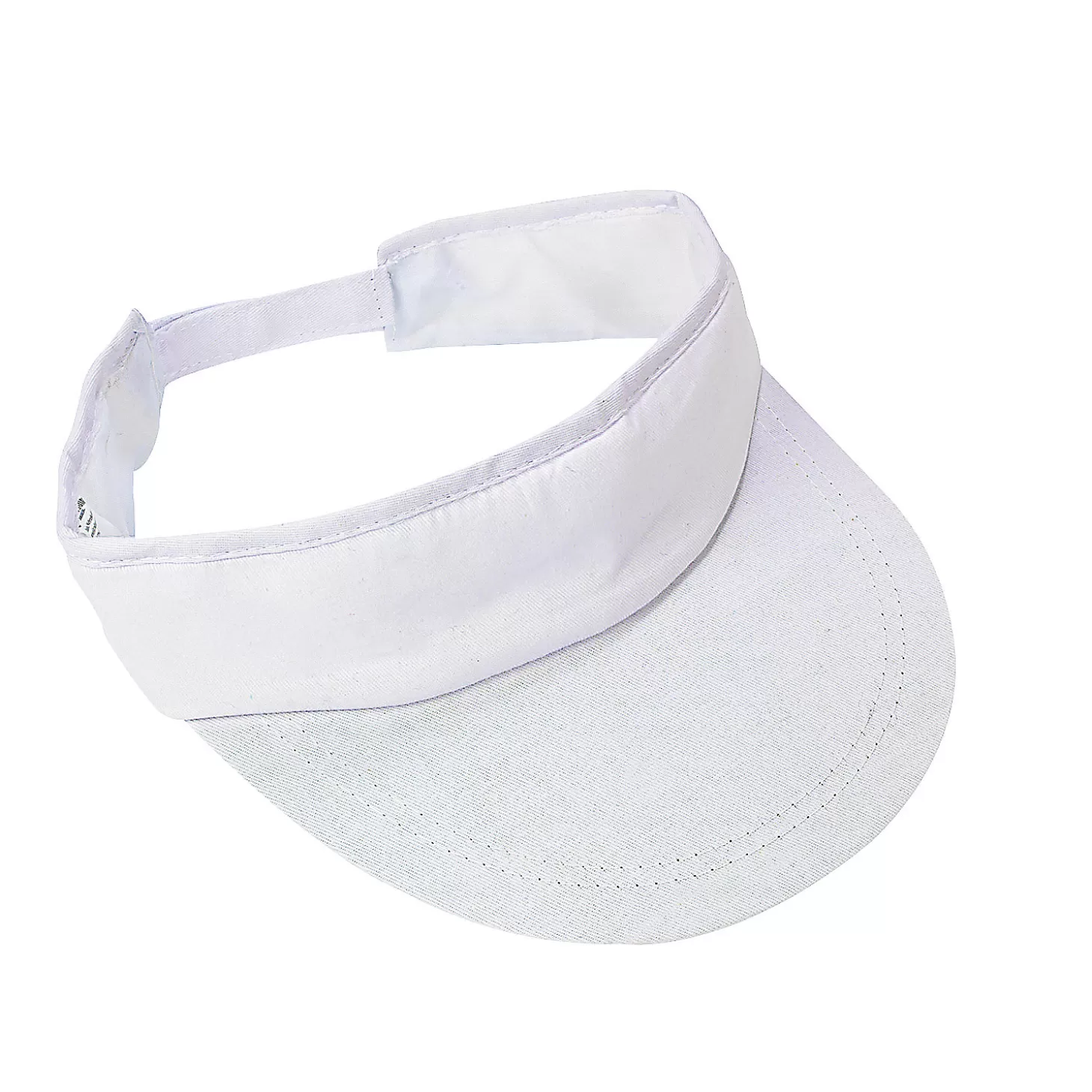 Outlet Bulk 48 Pc. Diy White Cotton Visors Diy Adult Crafts