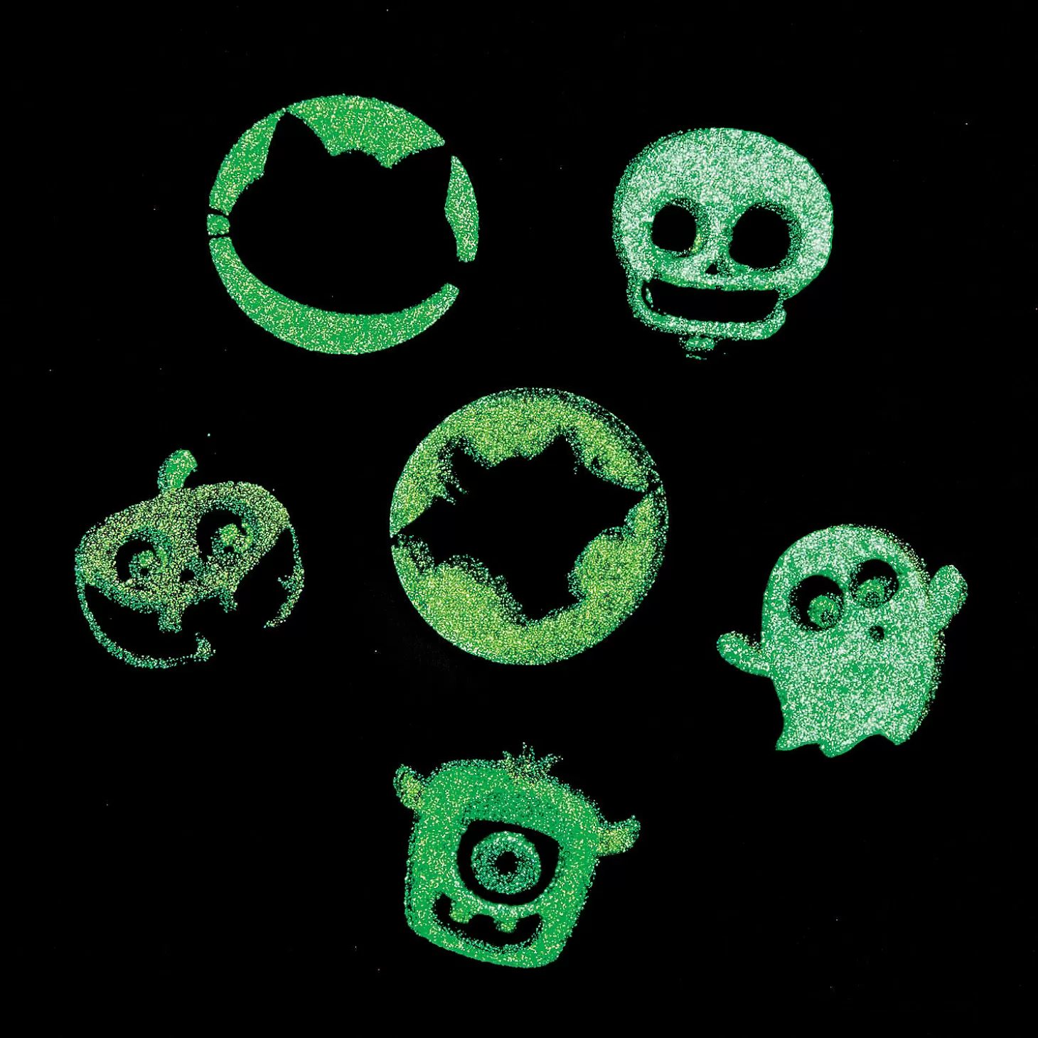 Store Bulk 48 Pc. Glow-In-The-Dark Halloween Mini Buttons Bulk Halloween Supplies