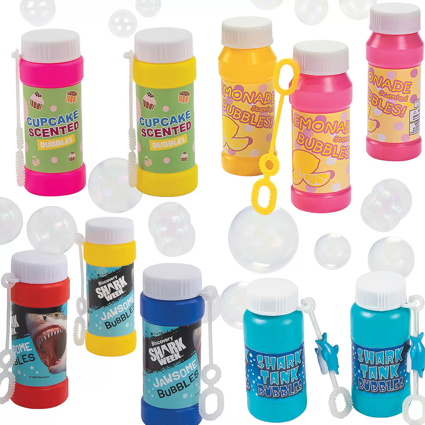 Shop Bulk 48 Pc. Summer Fun Bubble Bottle Assortment Kit Bubbles