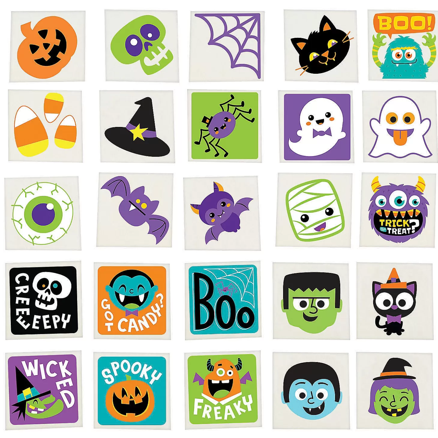 Shop Bulk 500 Pc. Halloween Temporary Tattoo Assortment Halloween Apparel & Accessories
