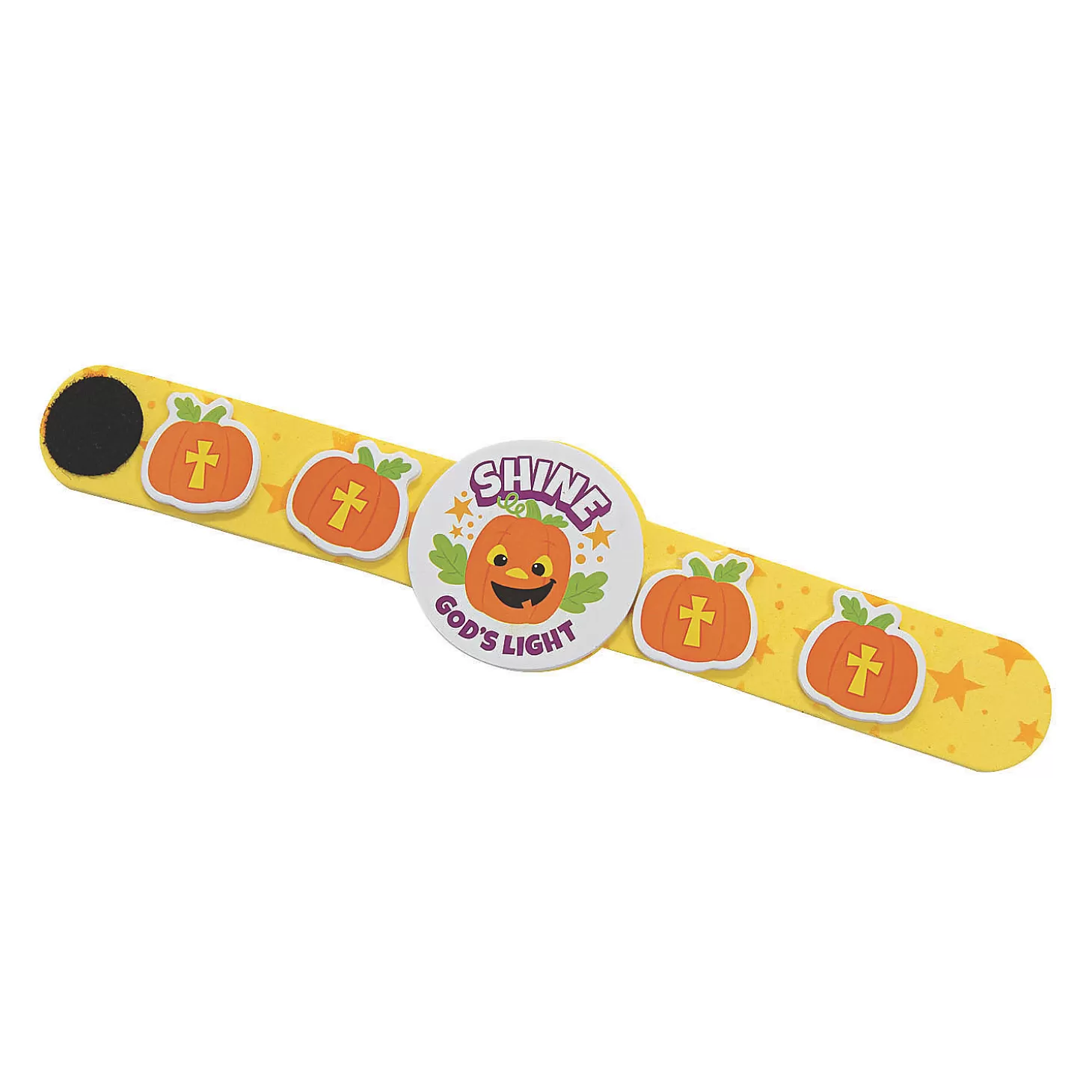 Store Bulk 50 Pc. Christian Pumpkin Bracelet Craft Kit Boo Bags