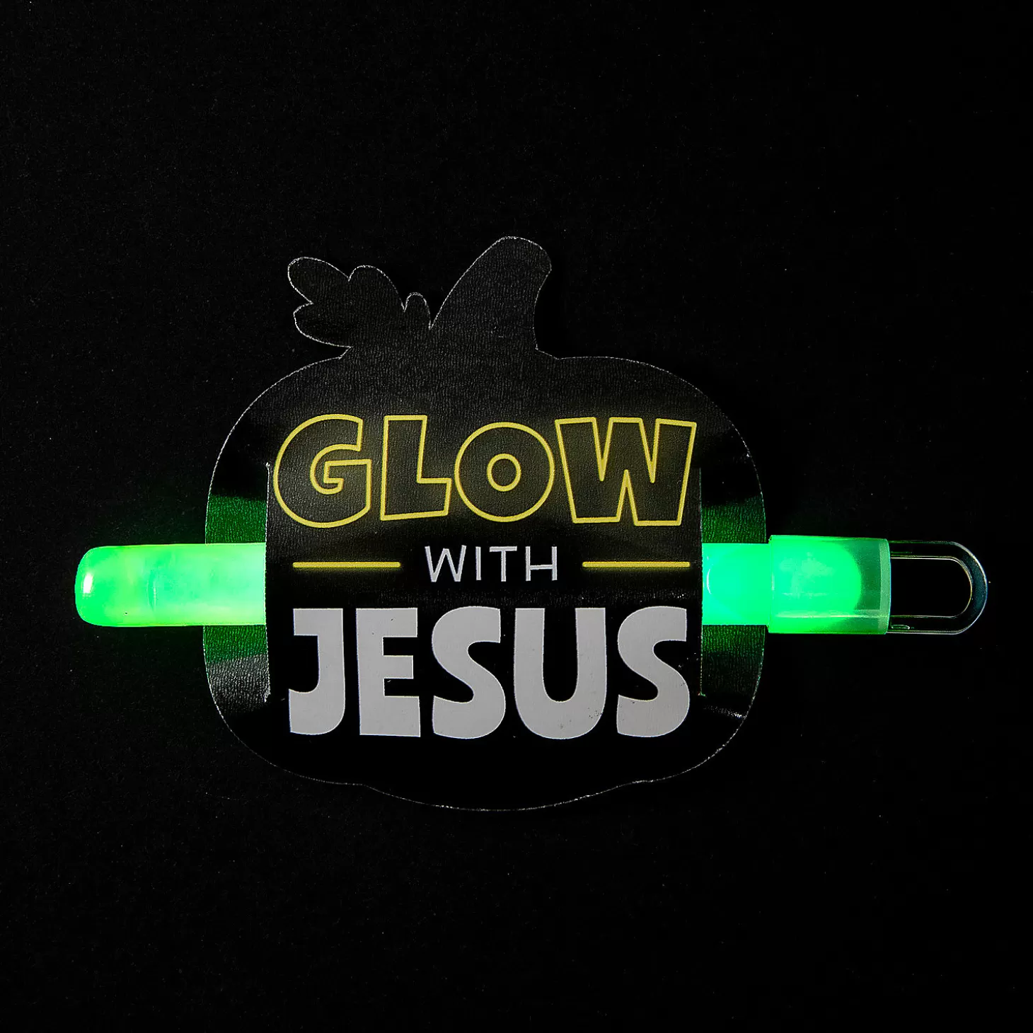 Best Bulk 50 Pc. Glow With Jesus Glow Sticks Religious Halloween