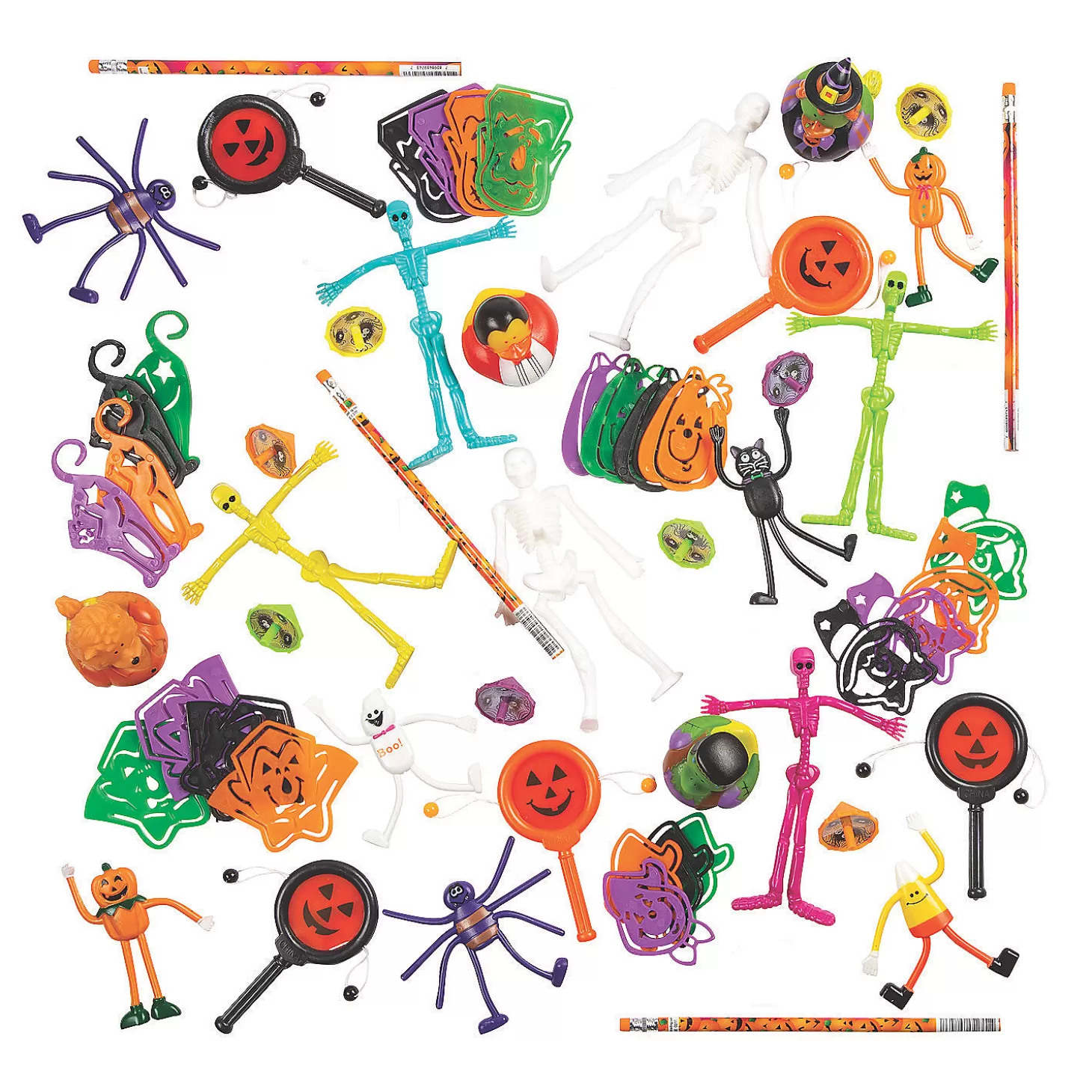 Hot Bulk 50 Pc. Halloween Novelty Assortment Boo Bags