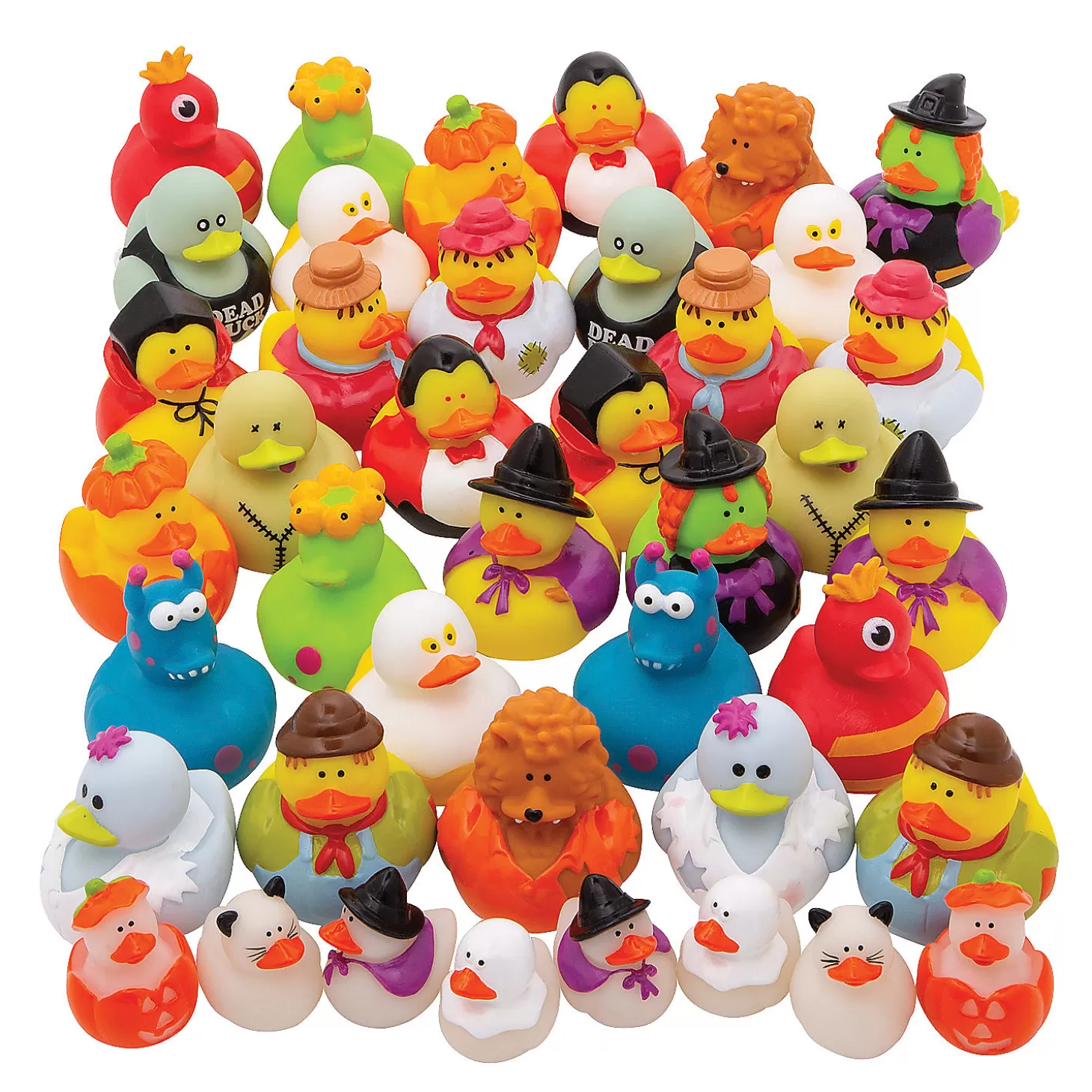 Cheap Bulk 50 Pc. Halloween Rubber Duck Assortment Bulk Halloween Supplies