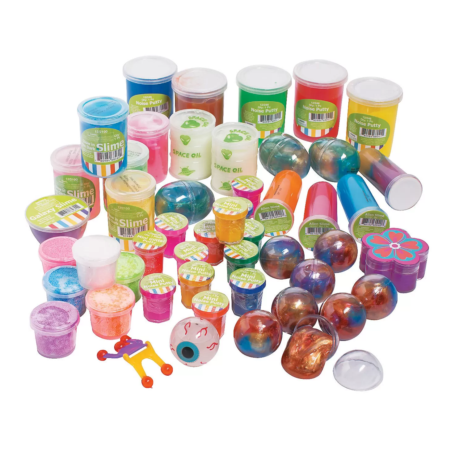 Sale Bulk 50 Pc. Putty & Slime Assortment Halloween Handouts