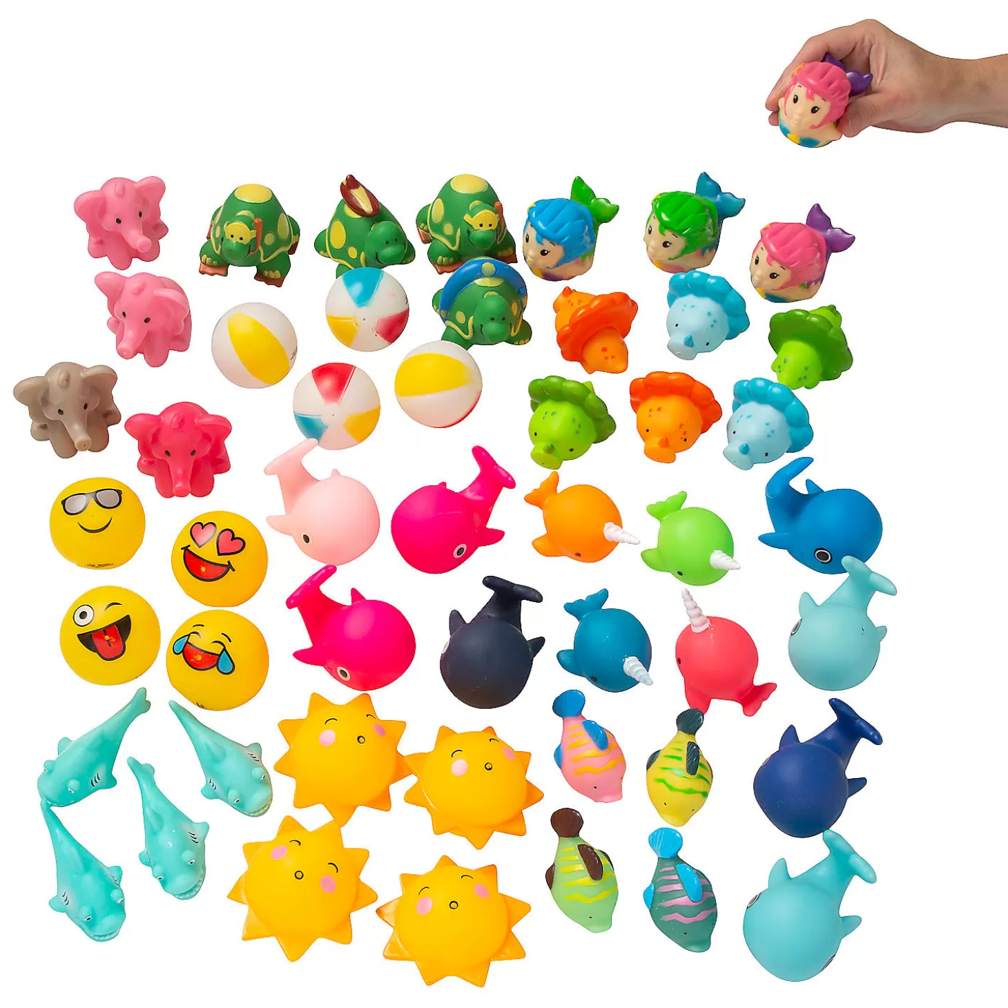 Fashion Bulk 50 Pc. Squirt Toy Assortment Water Toys