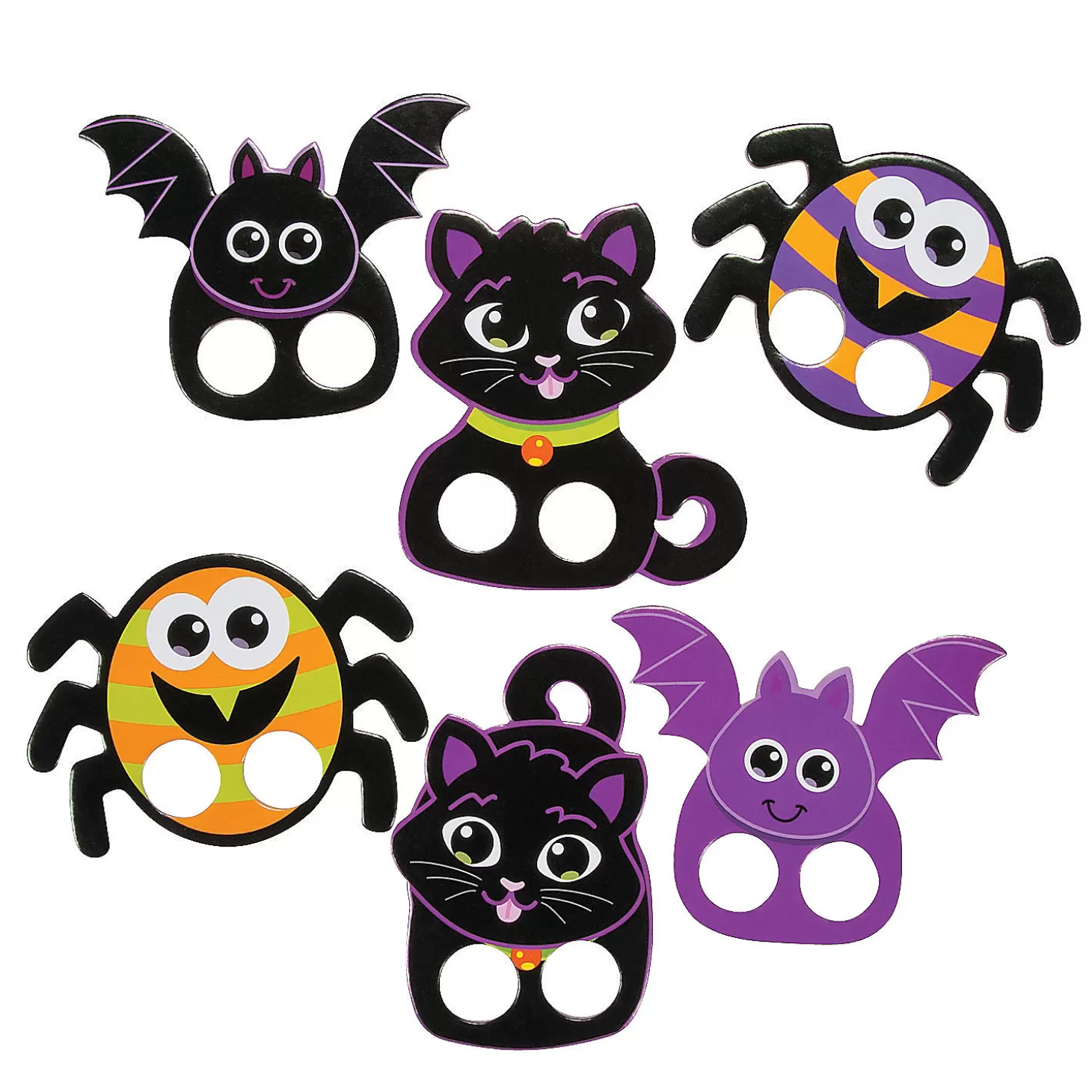 Cheap Bulk 72 Pc. Halloween Characters Finger Puppets Bulk Halloween Supplies