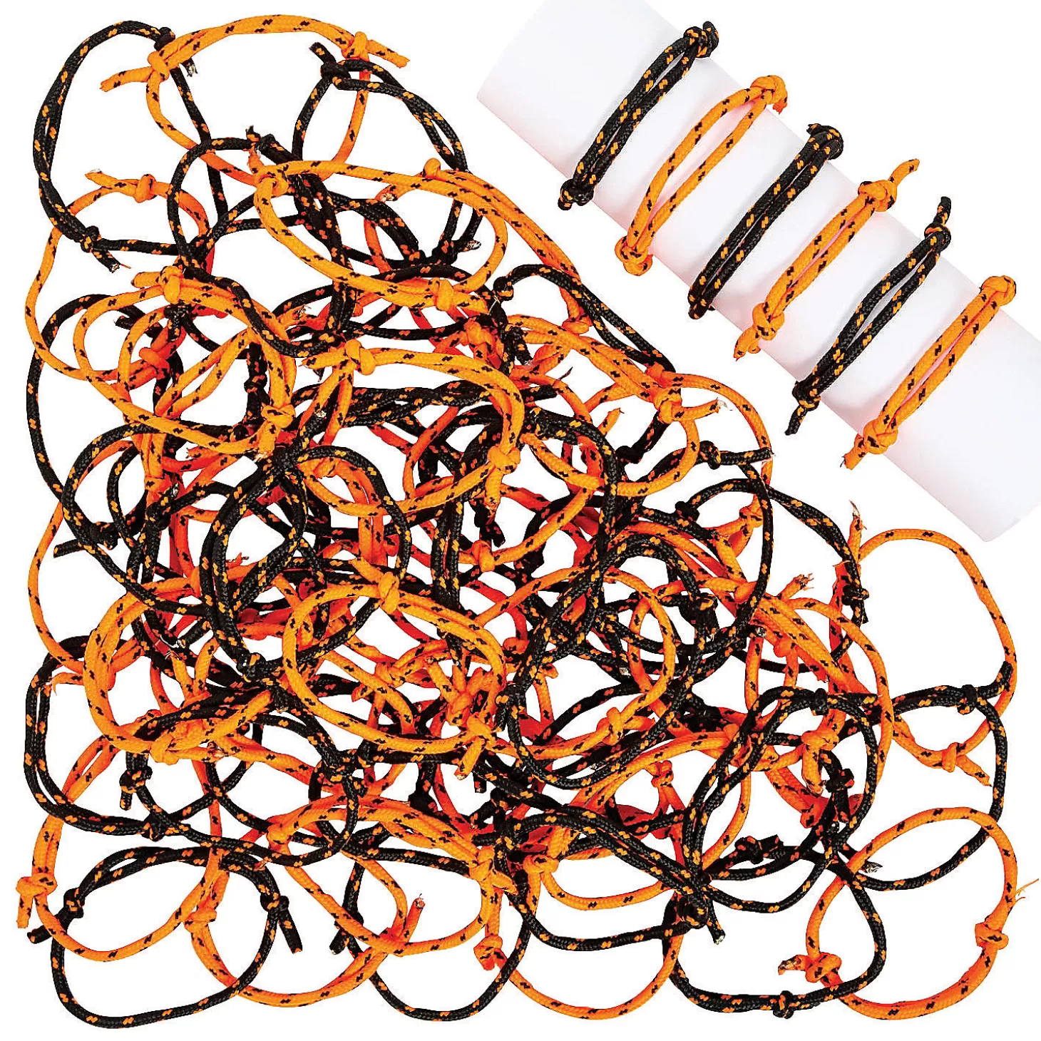 Online Bulk 72 Pc. Halloween Friendship Rope Bracelets Bulk Halloween Supplies