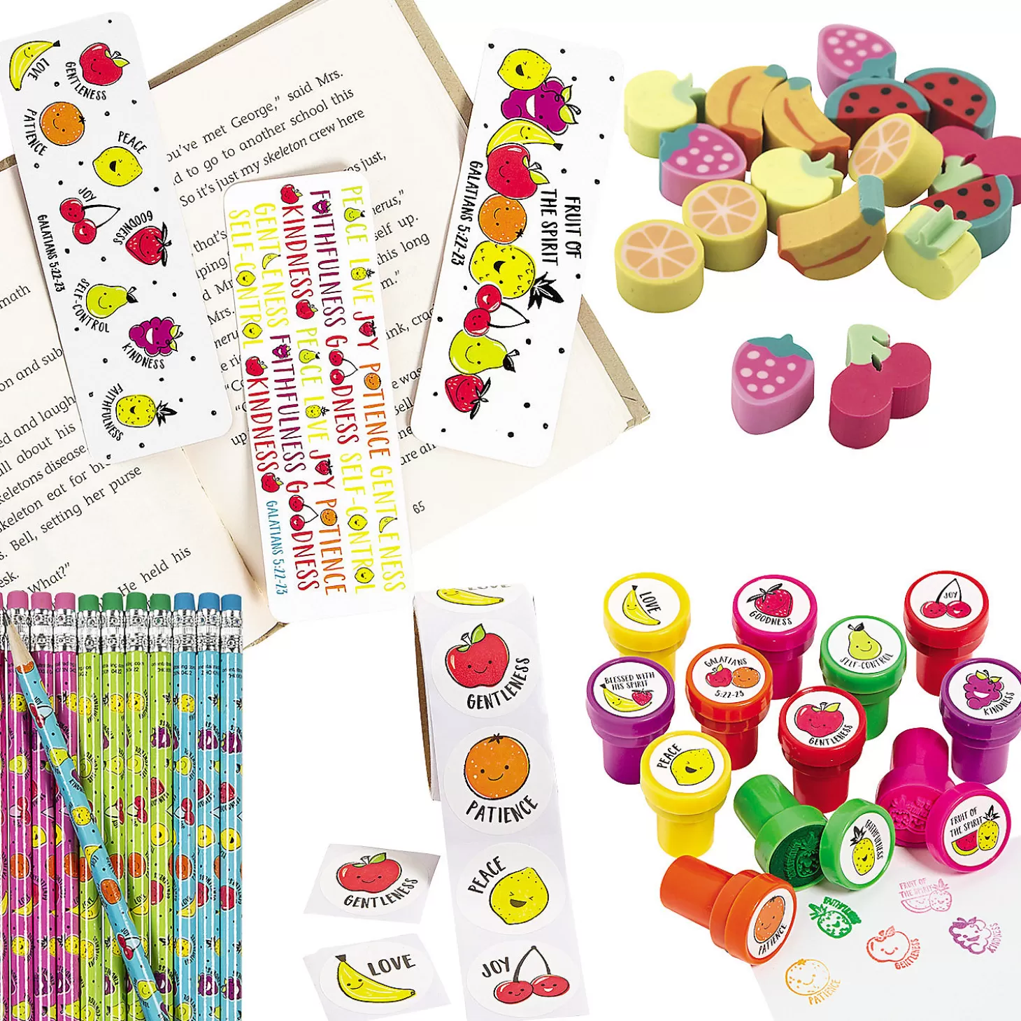 Shop Bulk Fruit Of The Spirit Handout Assortment Kit For 48 Halloween Fun Kits