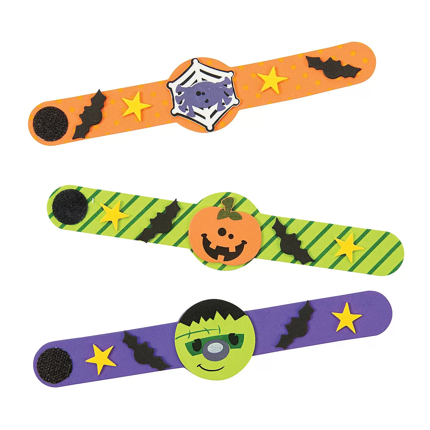 Online Bulk Halloween Bracelet Craft Kit - Makes 50 Bulk Halloween Supplies