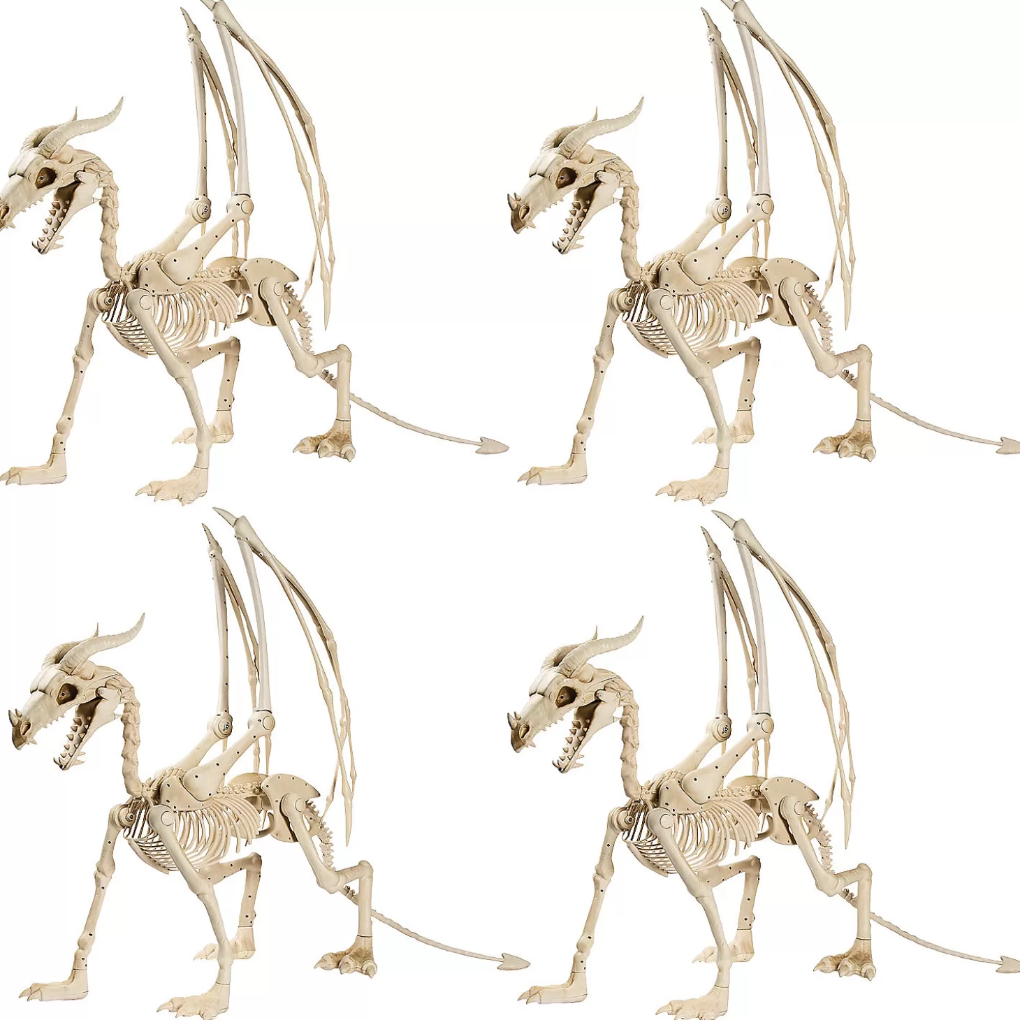 Store Bulk Halloween Dragon Skeletons - 4 Pc. Skulls & Skeletons