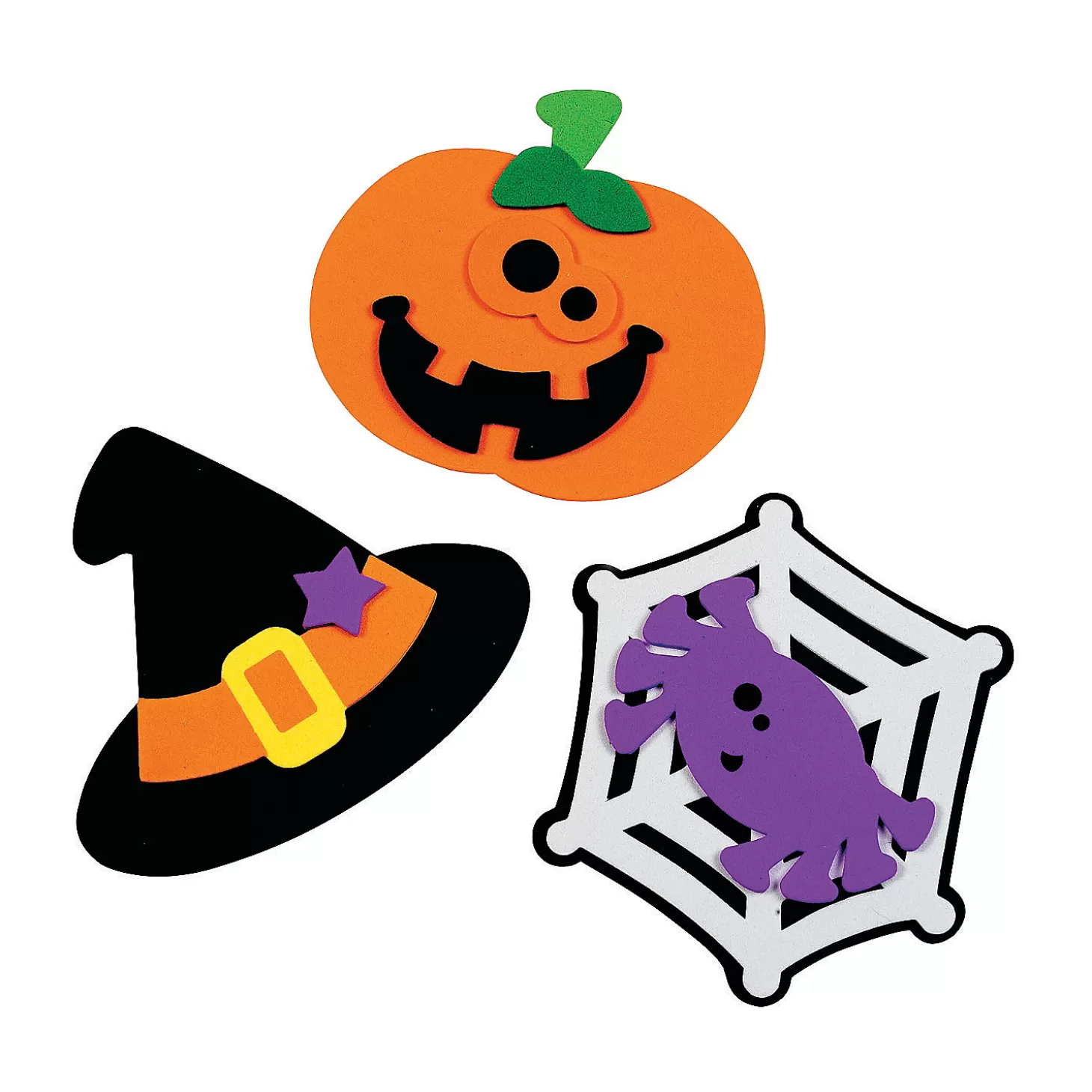 Discount Bulk Halloween Friends Magnet Craft Kit - Makes 50 Boo Bags