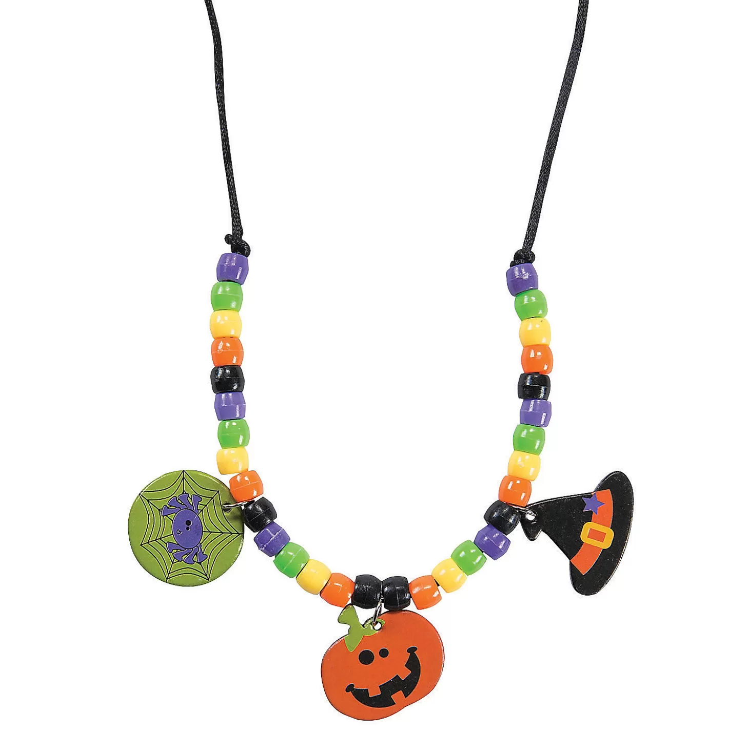 Online Bulk Halloween Friends Necklace Craft Kit - Makes 50 Boo Bags